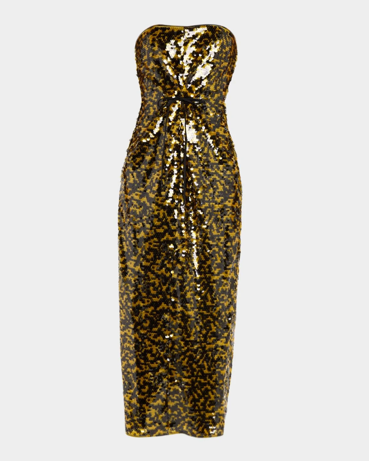 Cece Sequined Strapless Maxi Dress - 1