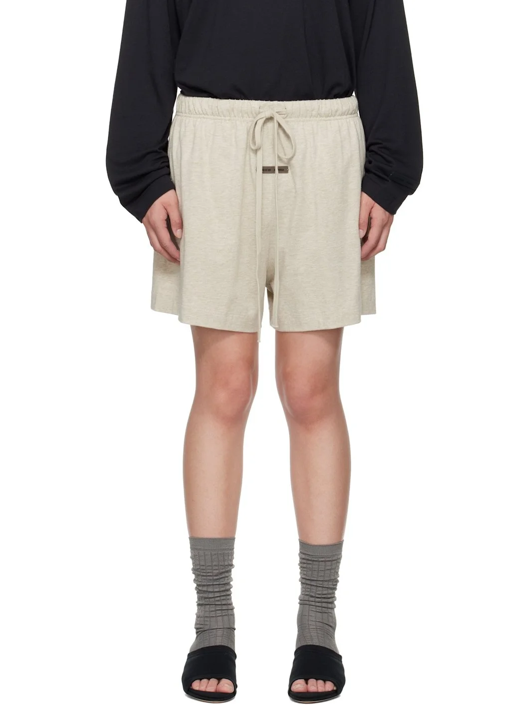 Beige Soccer Shorts - 1