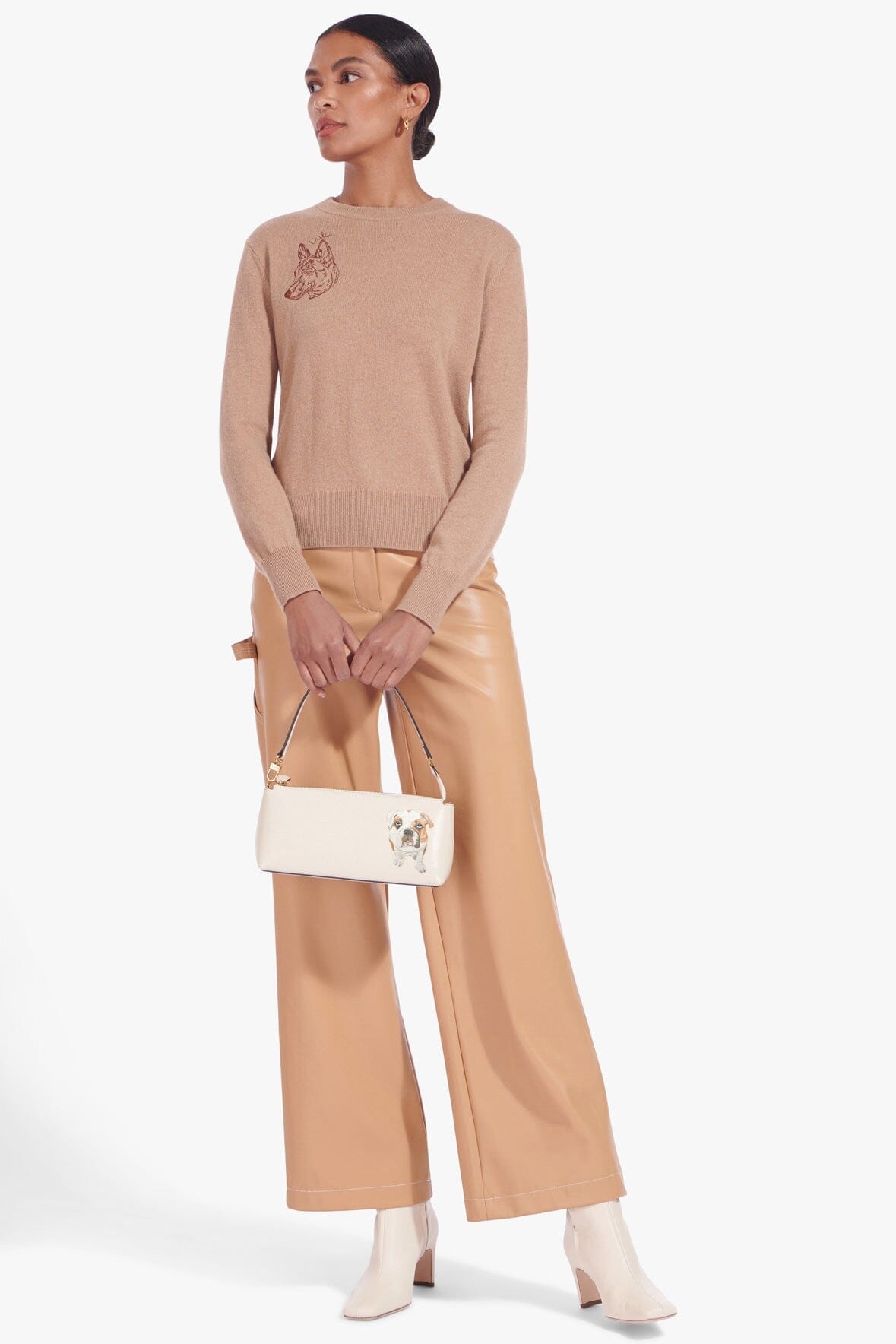 STAUD CUSTOM KAIA SHOULDER BAG | CREAM - 5