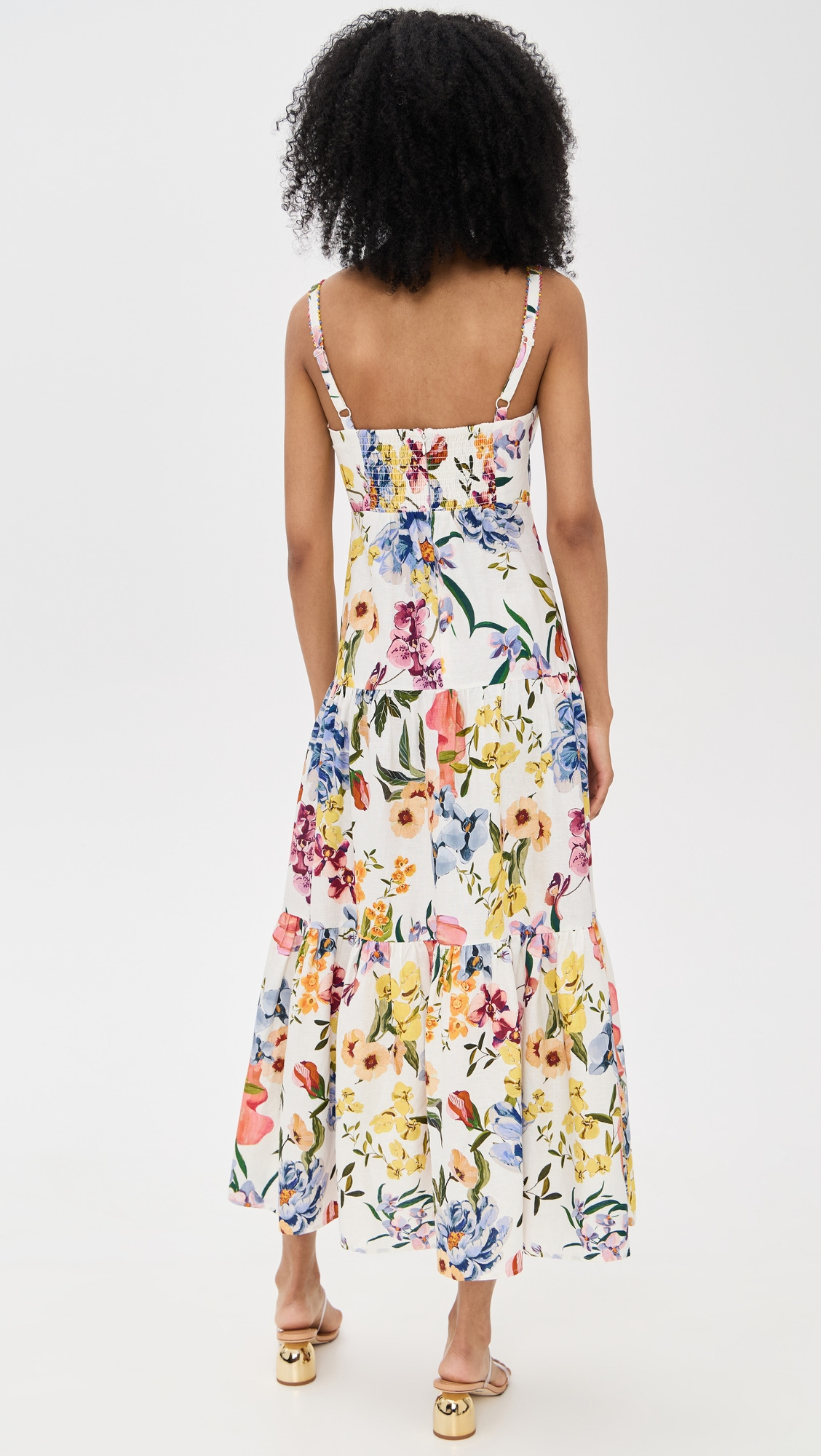 Greek Garden Sleeveless Maxi Dress - 2
