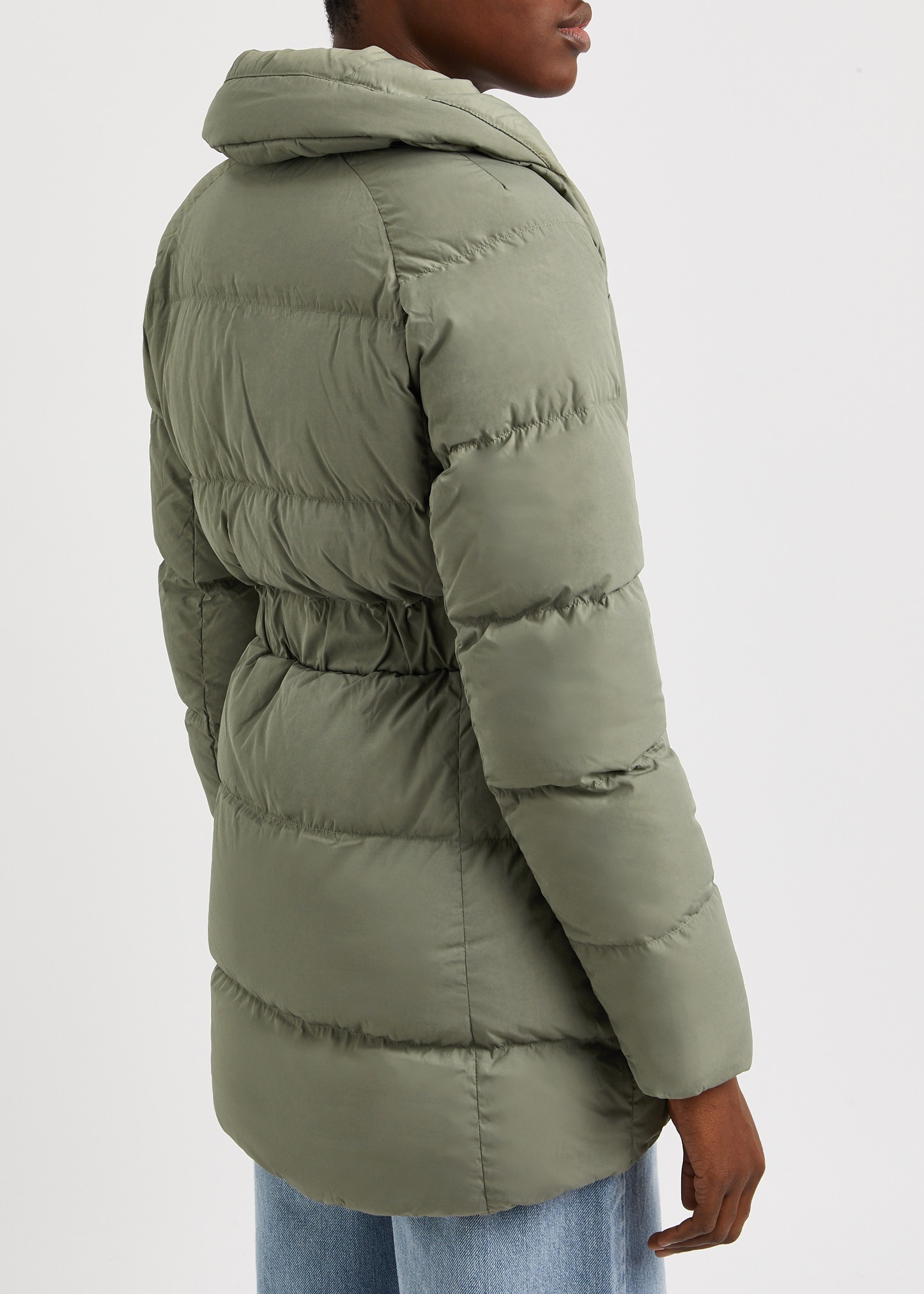 Marlow belted quilted shell coat - 6