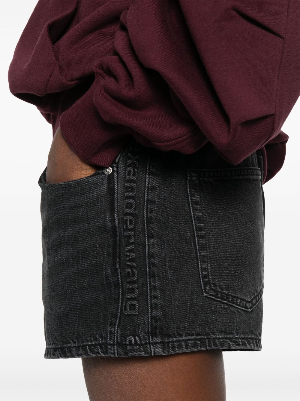 denim shorts - 5