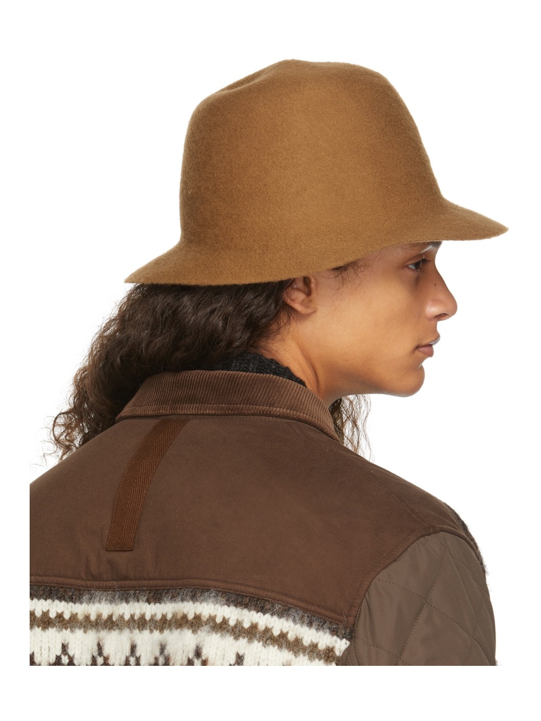 Beige Script Hat - 4