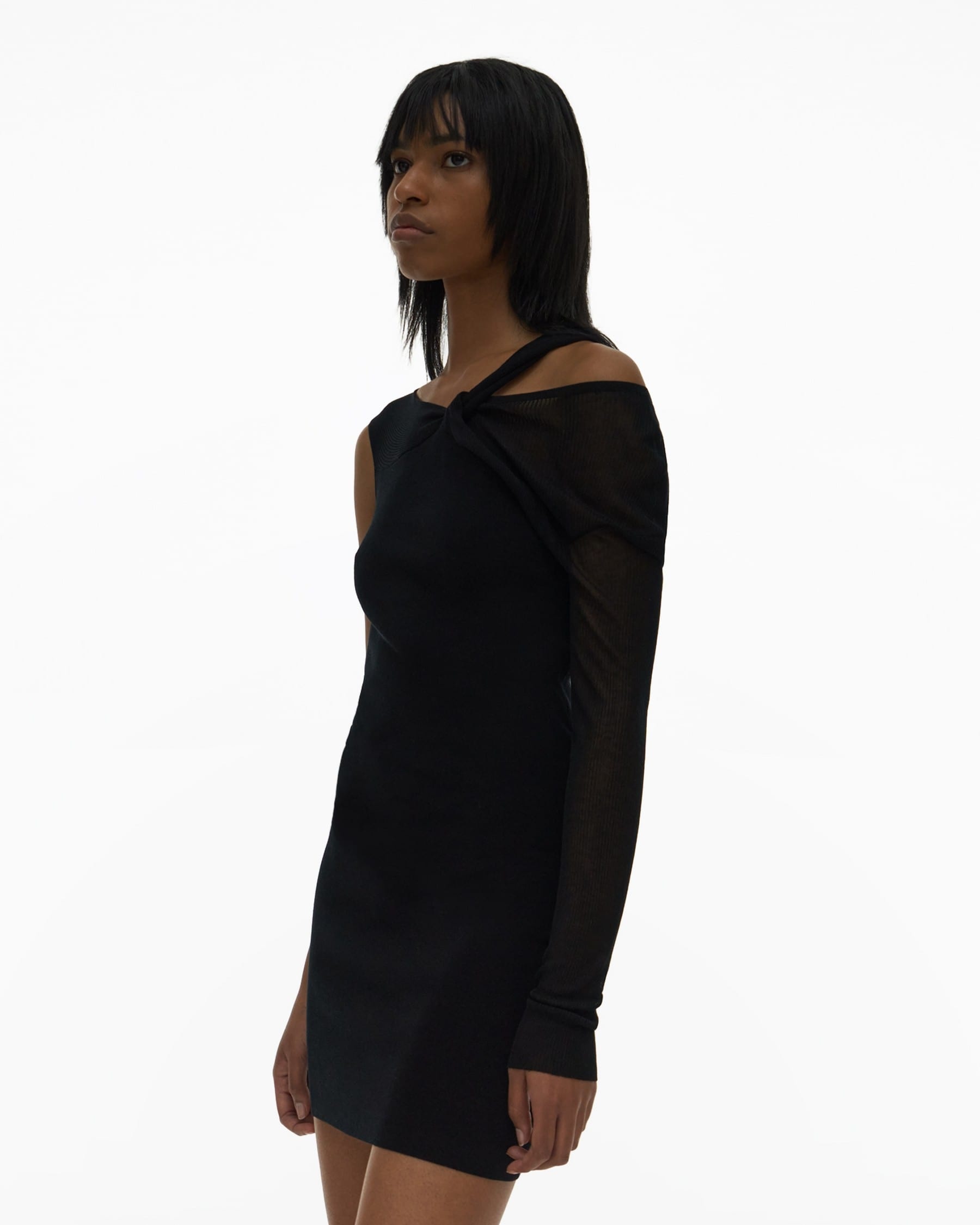 TWISTED CUTOUT DRESS - 5