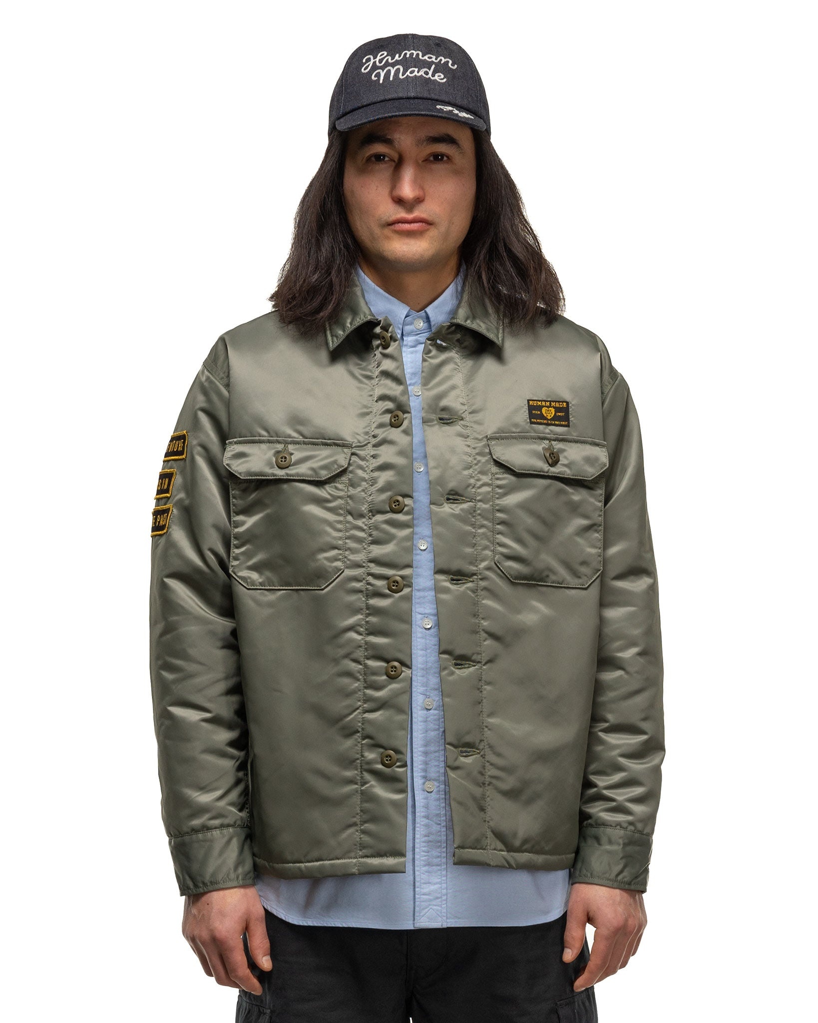 Padded Cpo Shirt Olive Drab - 4