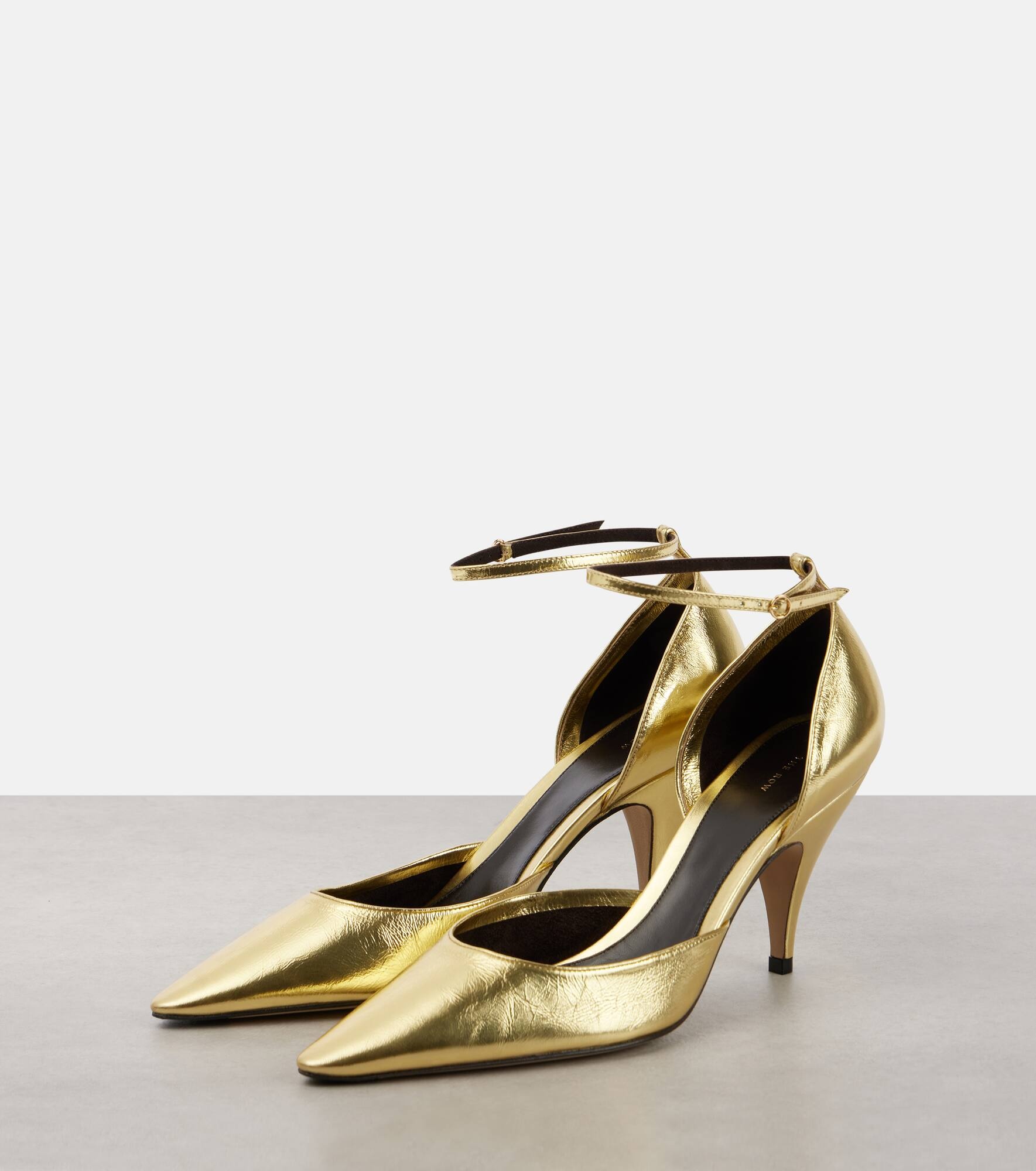 Liisa metallic leather pumps - 4