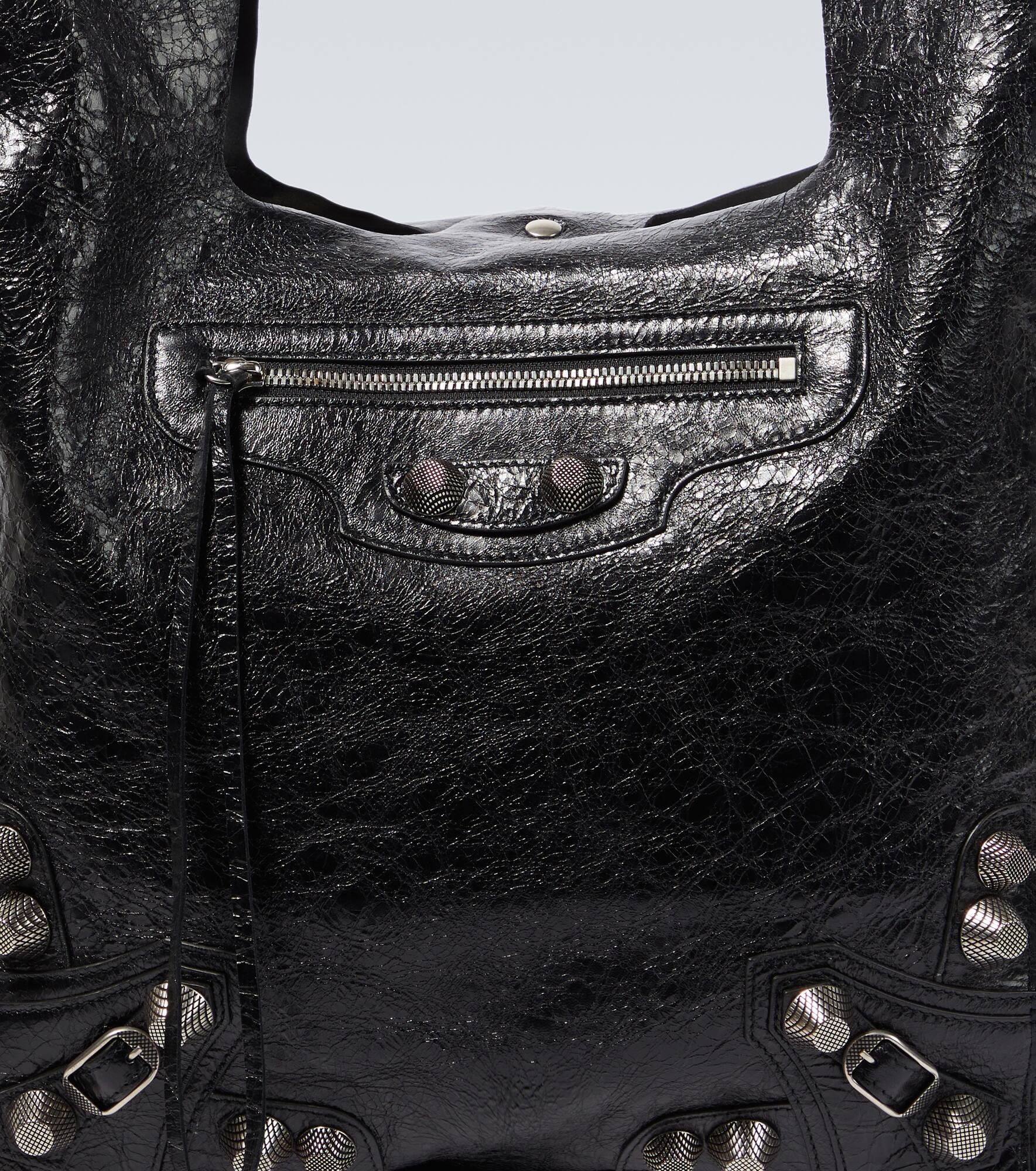 Le Cagole leather tote bag - 6