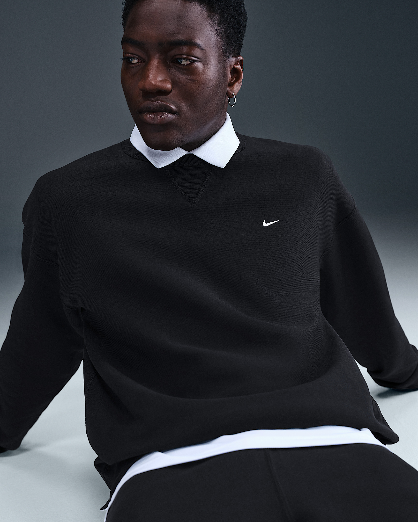 Nike Solo Swoosh Men's Fleece Crew - 3