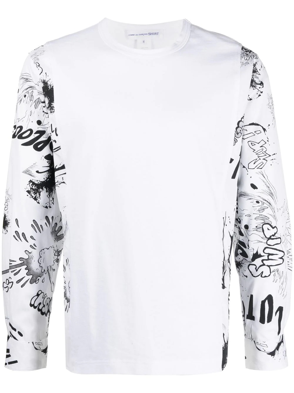 graphic-printed long-sleeve top - 1