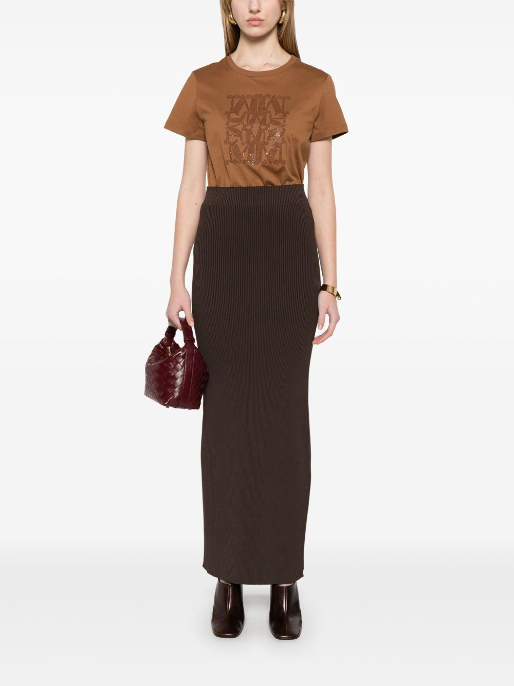 Max Mara Women Logo Cotton T-Shirt - 3