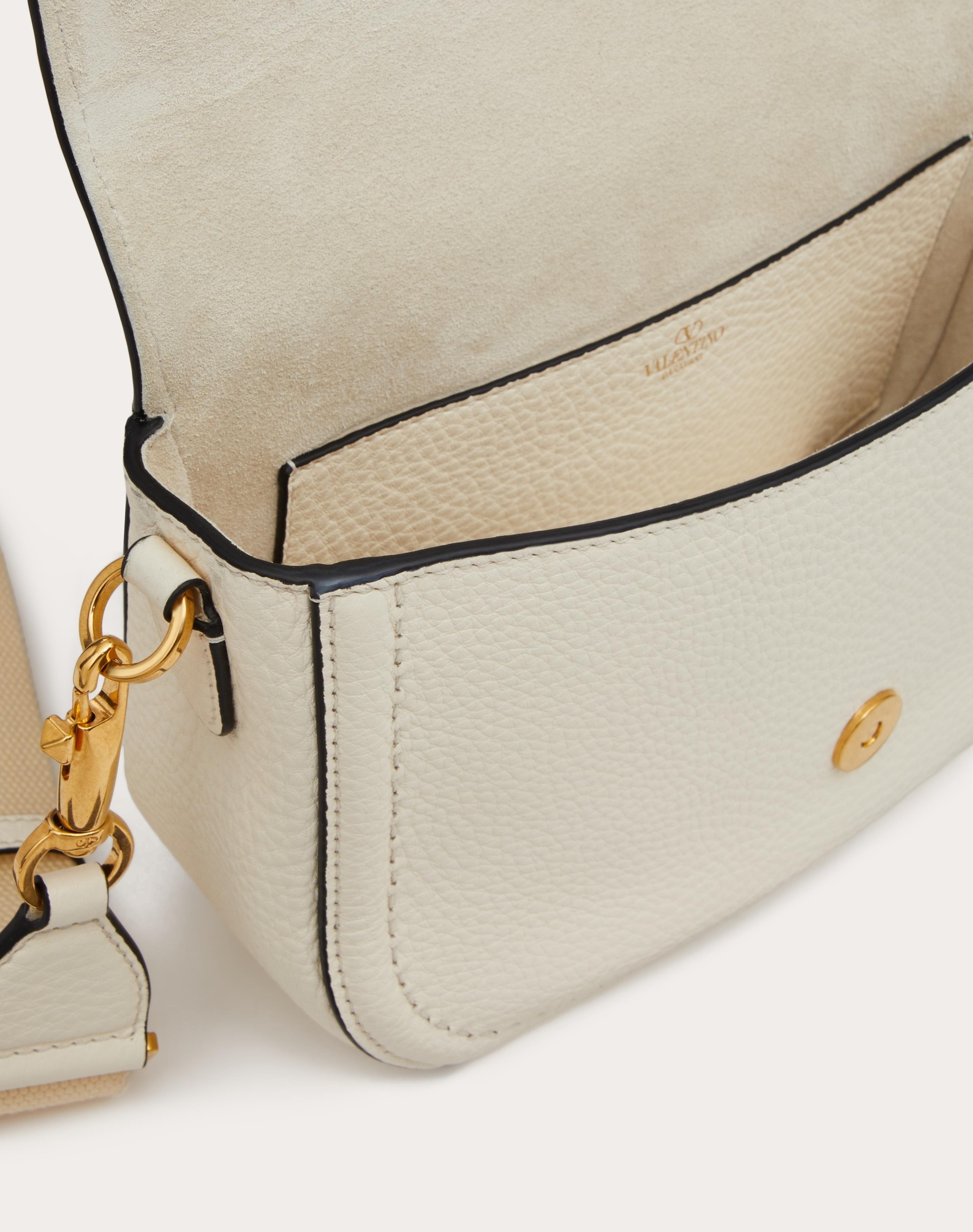 VALENTINO GARAVANI ALLTIME GRAINY CALFSKIN SHOULDER BAG - 7