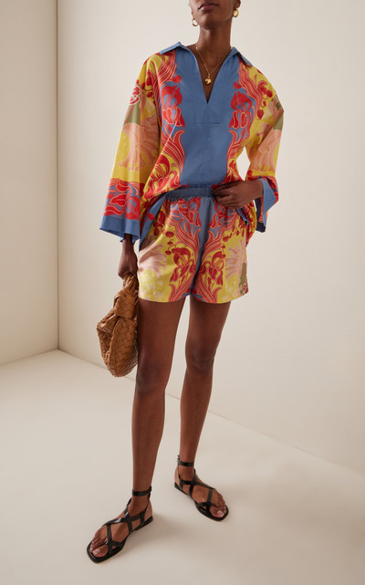 Etro Exclusive Printed Silk Shorts multi outlook