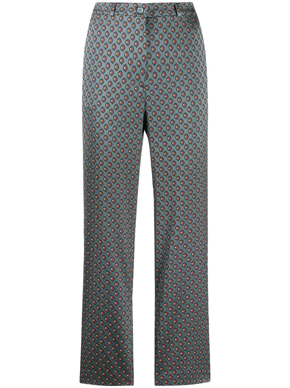 jacquard trousers - 1