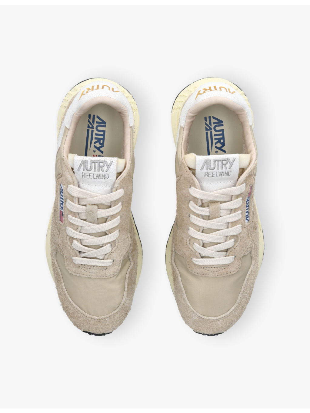 Reelwind Panelled Suede and Woven Low-Top Trainers - 2