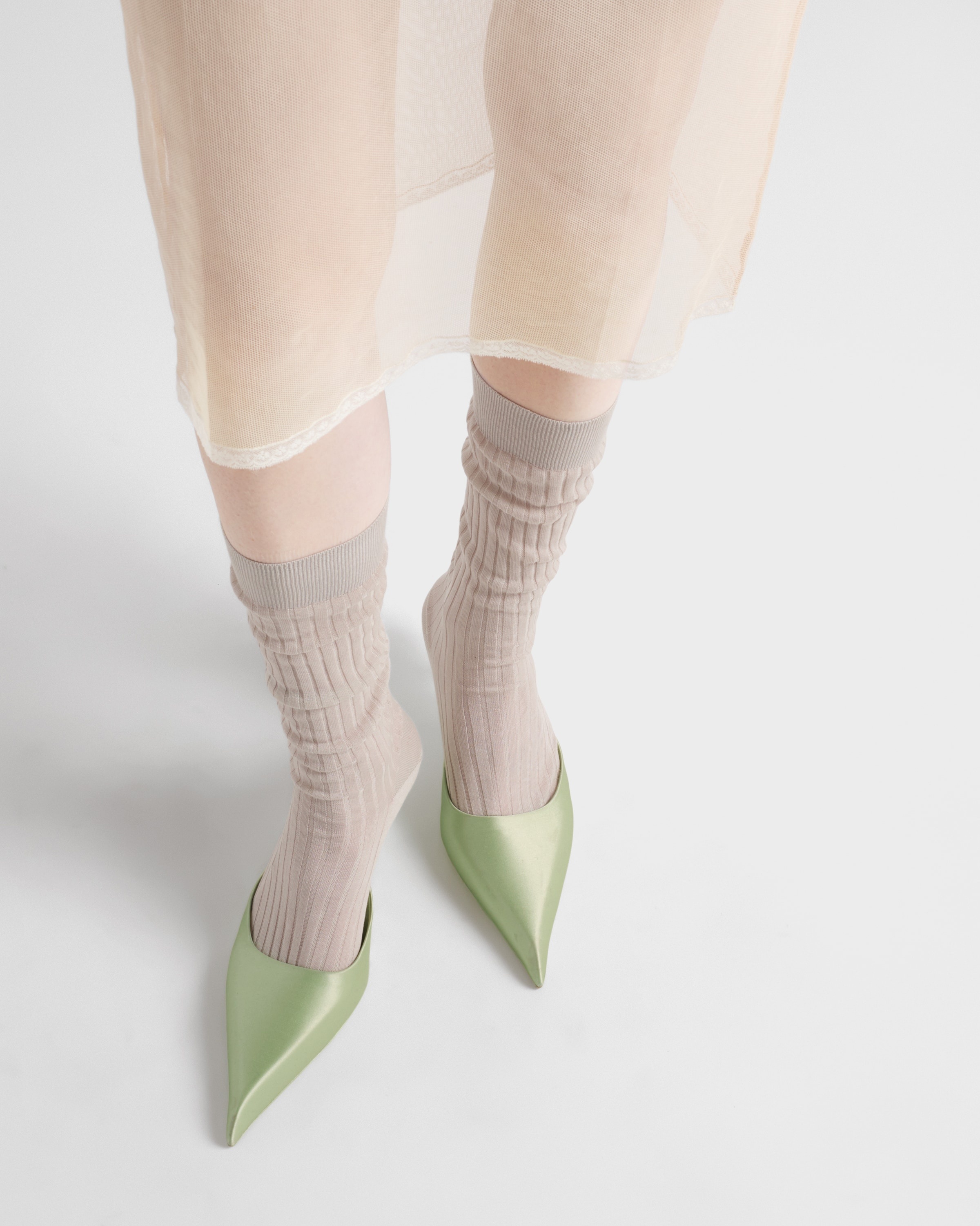 Satin mules - 3