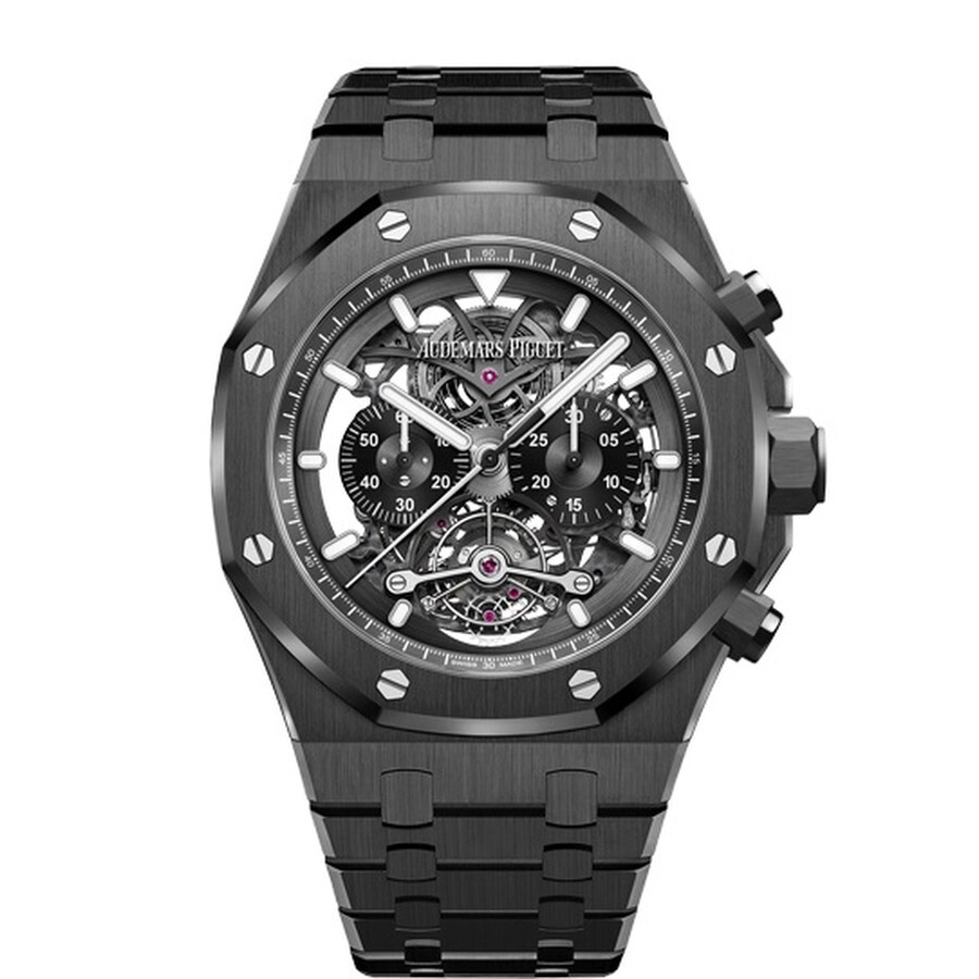 Audemars Piguet Royal Oak Tourbillon Openworked Chronograph Hand Wind Men's Watch 26343CE.OO.1247CE. - 1