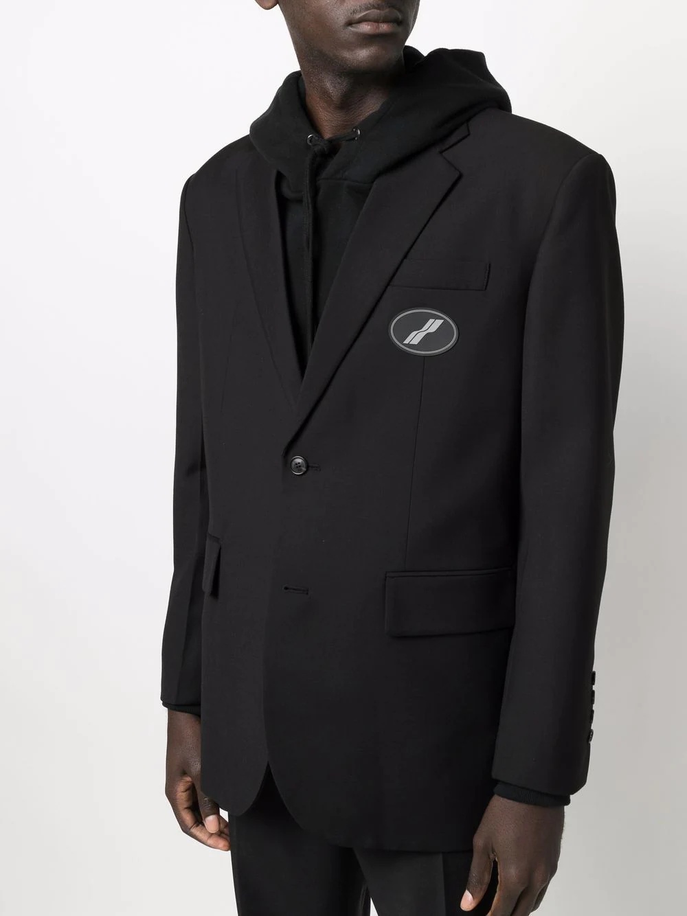logo-patch blazer - 6