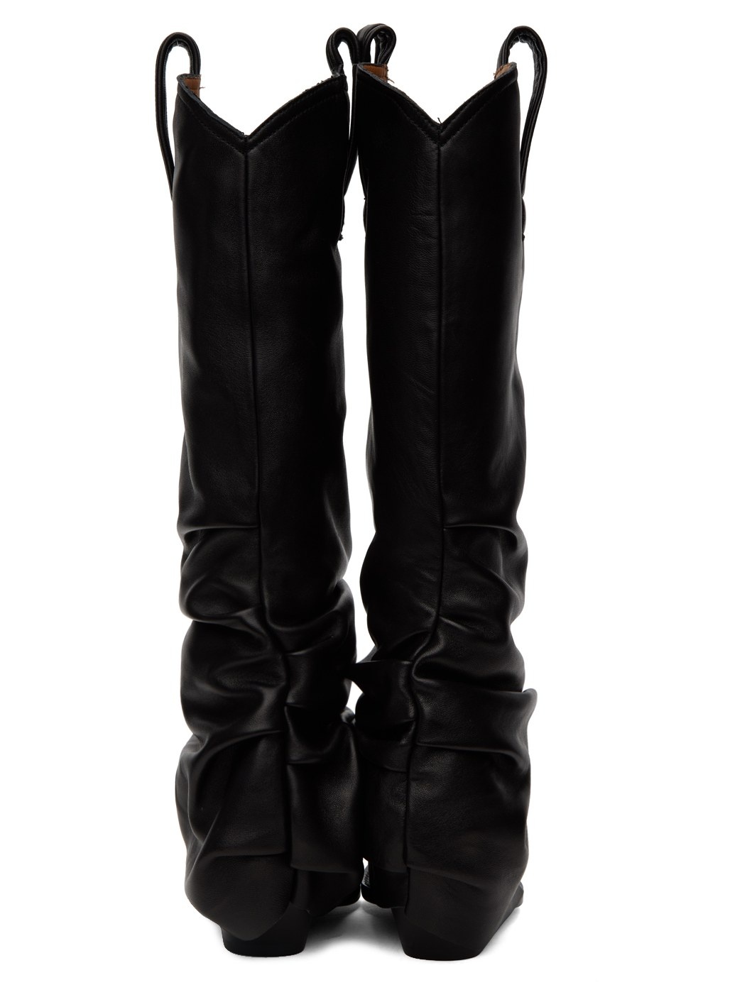 Black Sleeve Cowboy Boots - 2