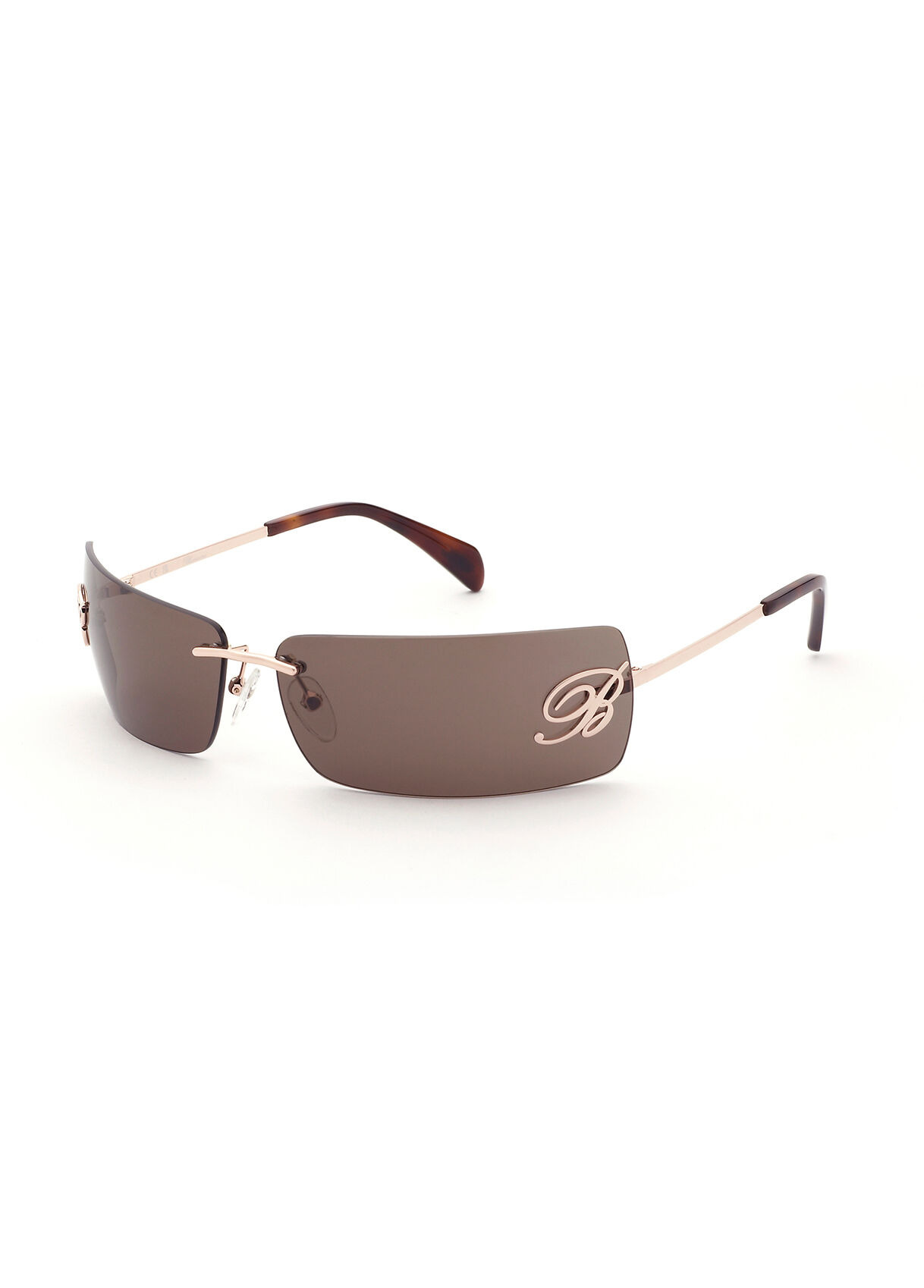 RIMLESS SUNGLASSES WITH THIN METAL TEMPLES - 2