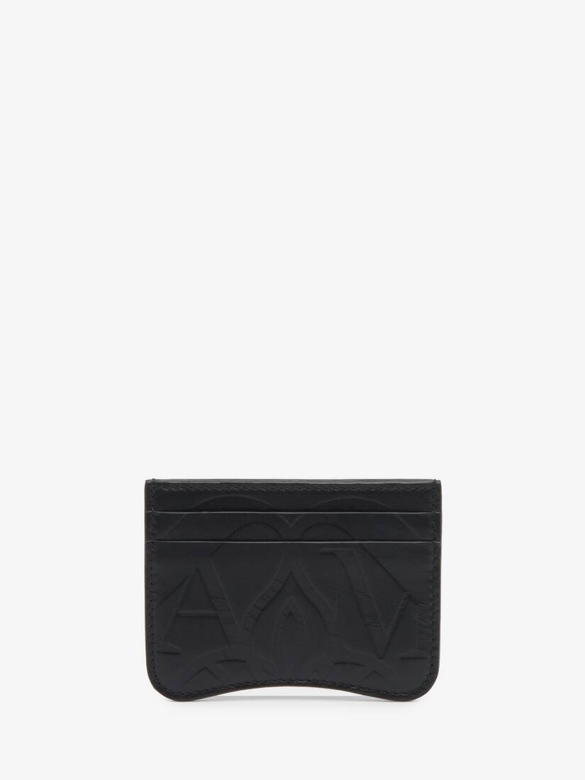 Women's The Seal Card Holder in Black - 3