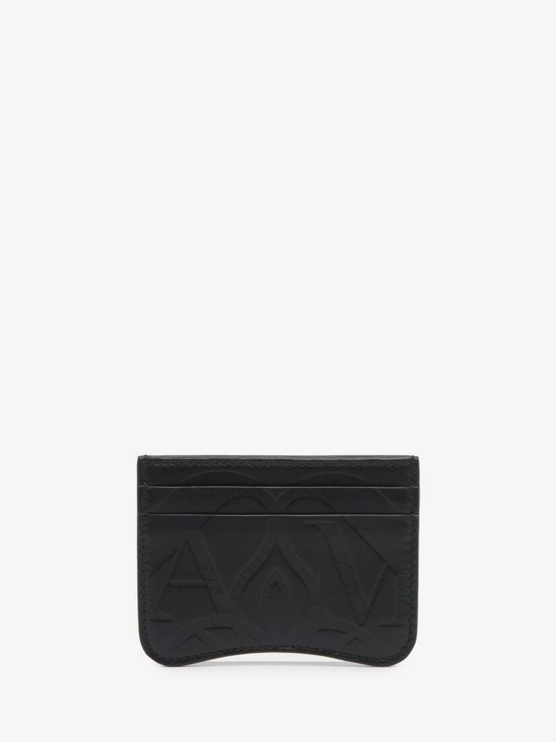 Women's The Seal Card Holder in Black 3