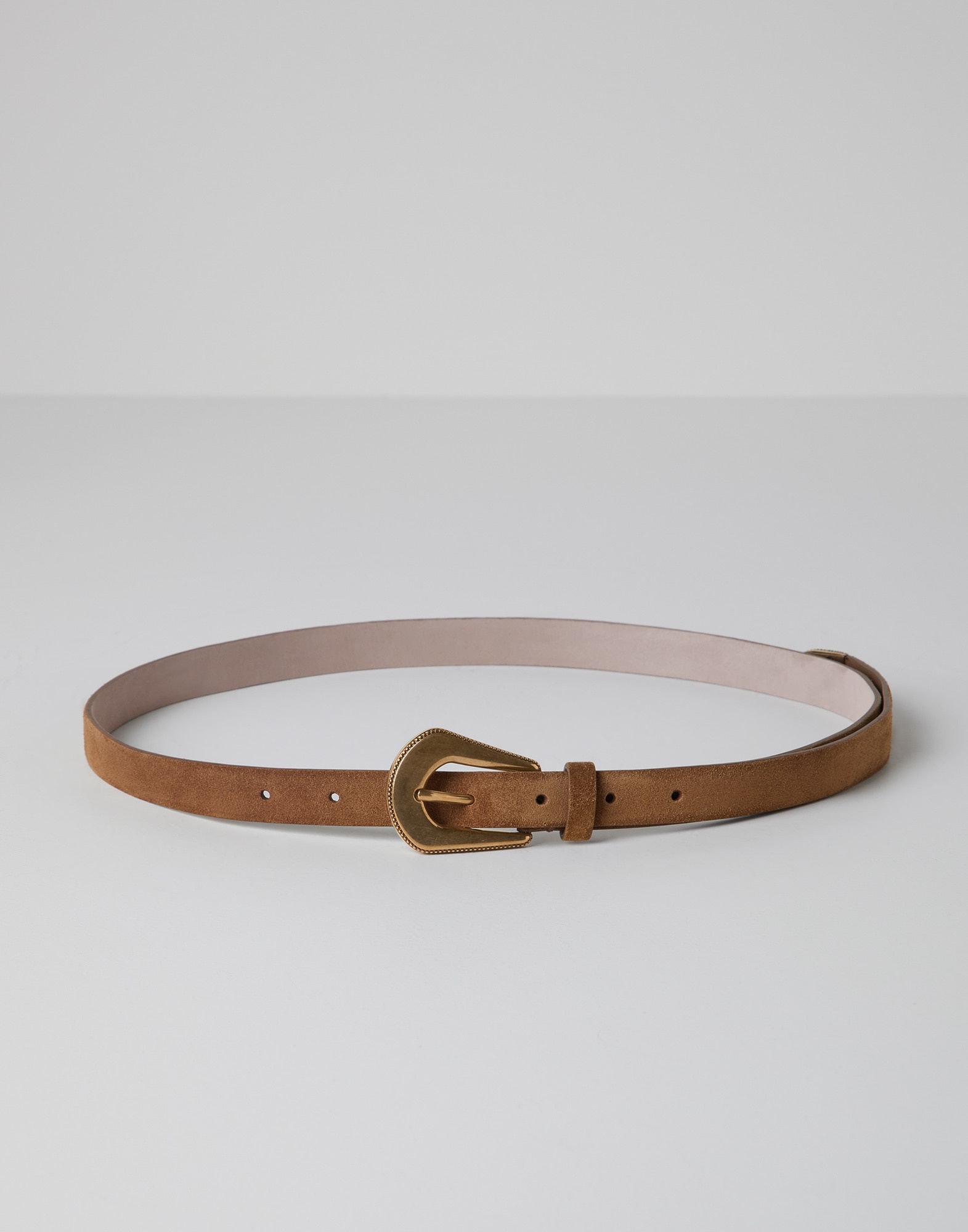 Suede calfskin belt - 1