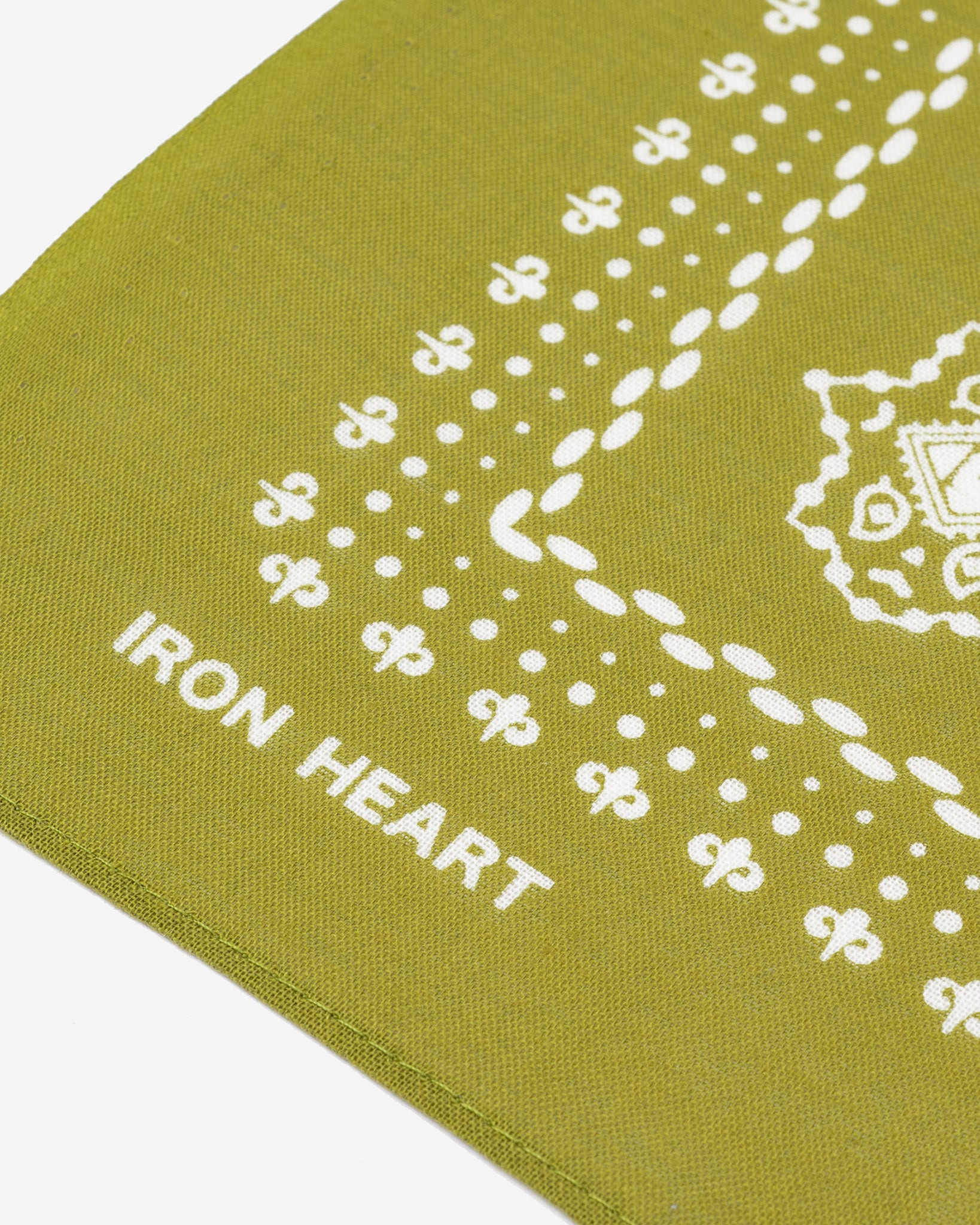 IHG-051-GRN Iron Heart “Bell” Print Bandana - Green - 4