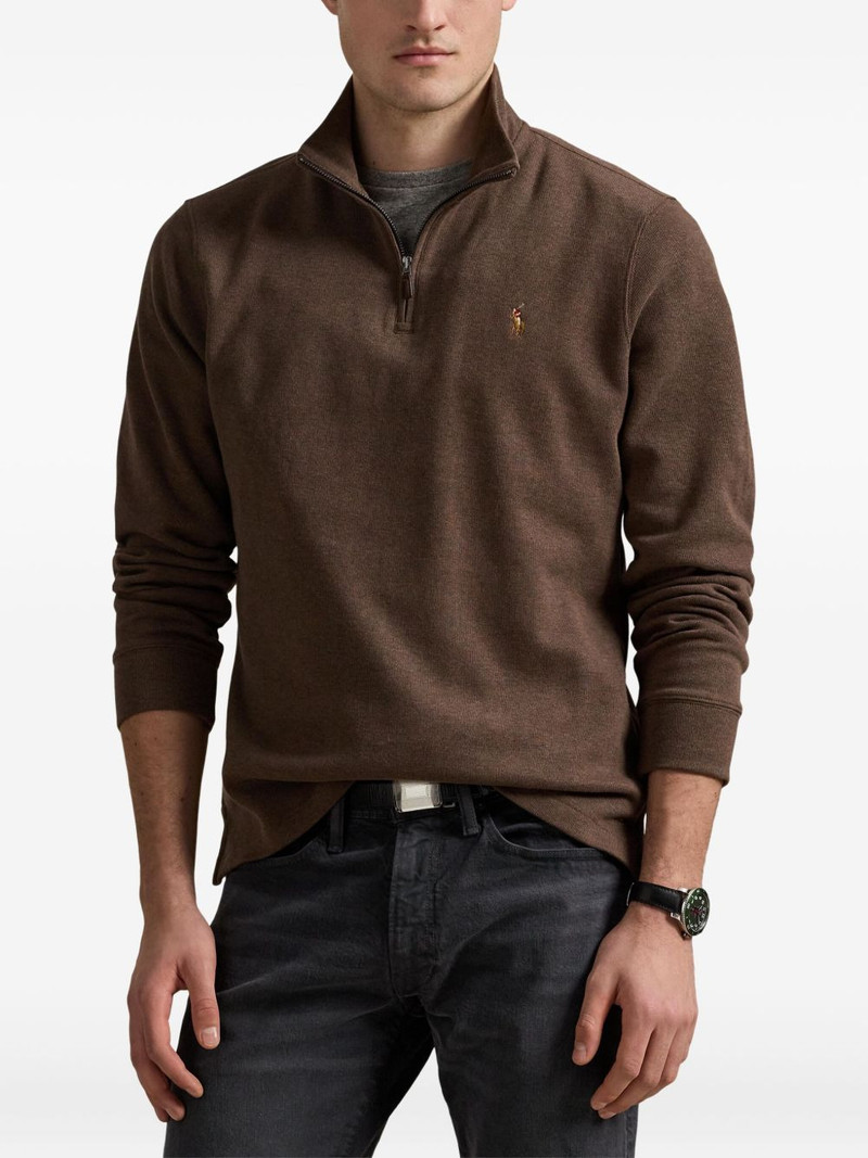 embroidered-logo polo shirt 3