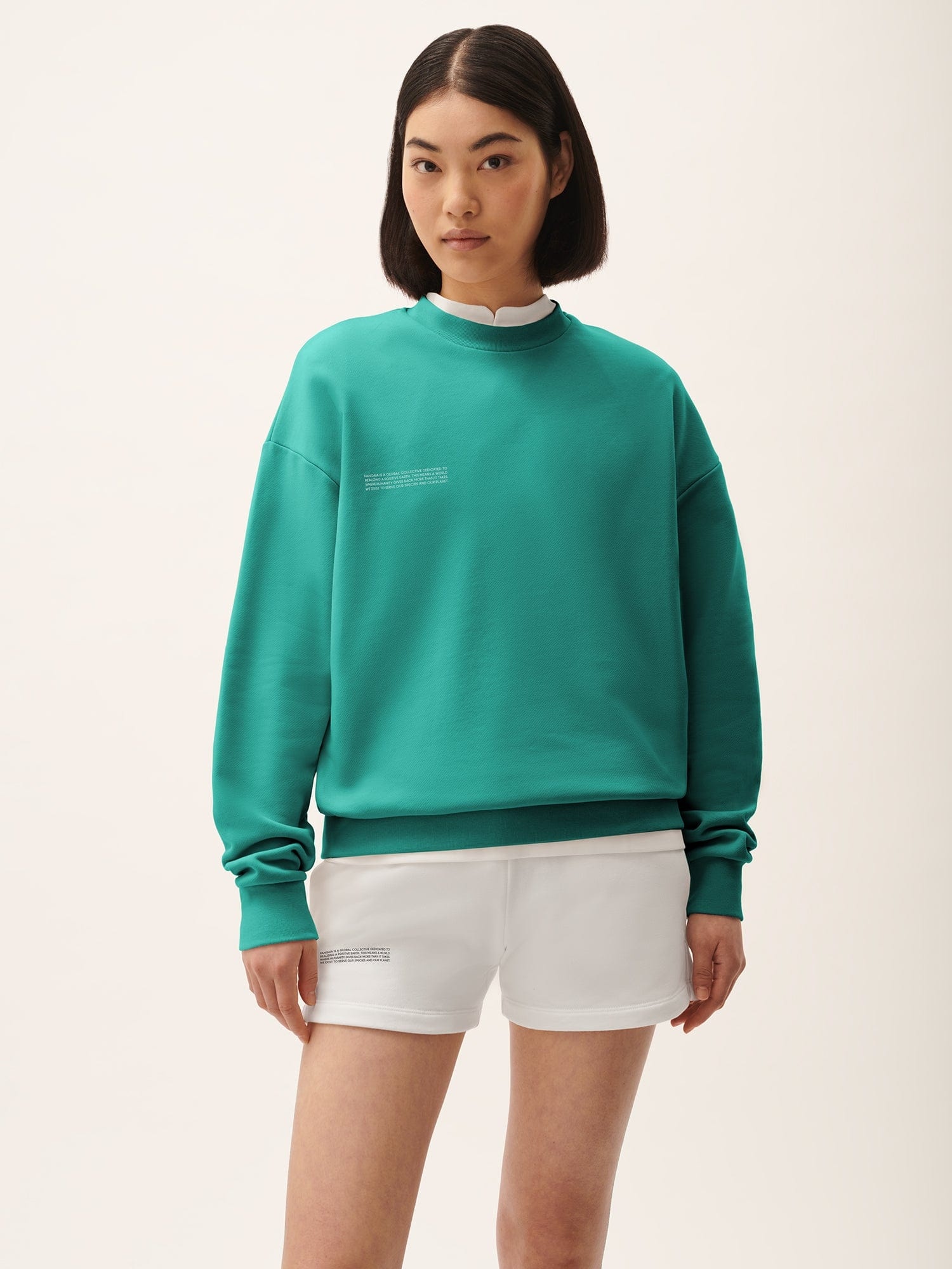 Womens 365 Midweight Sweatshirt - Malachite Green - 2