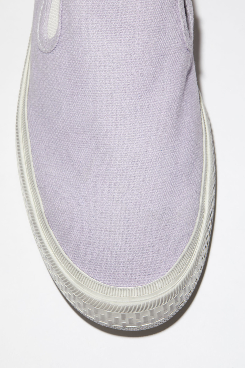 Slip on sneakers - Pale purple/off white 5
