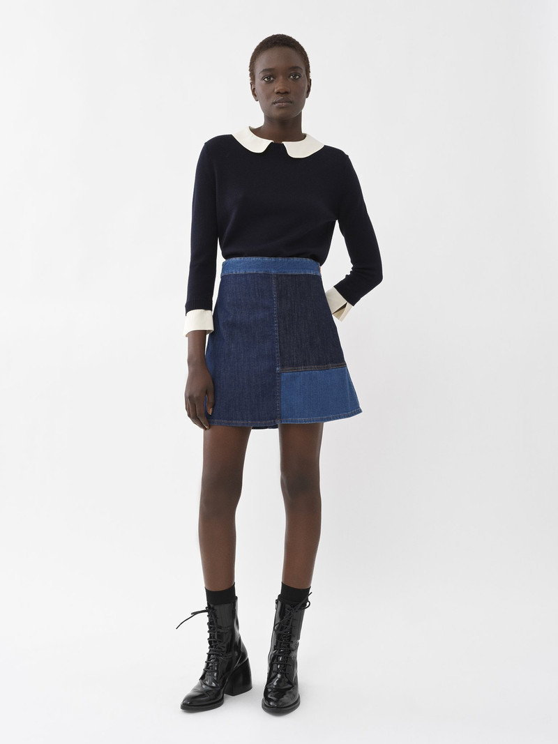 See by Chloé DENIM MINI SKIRT outlook