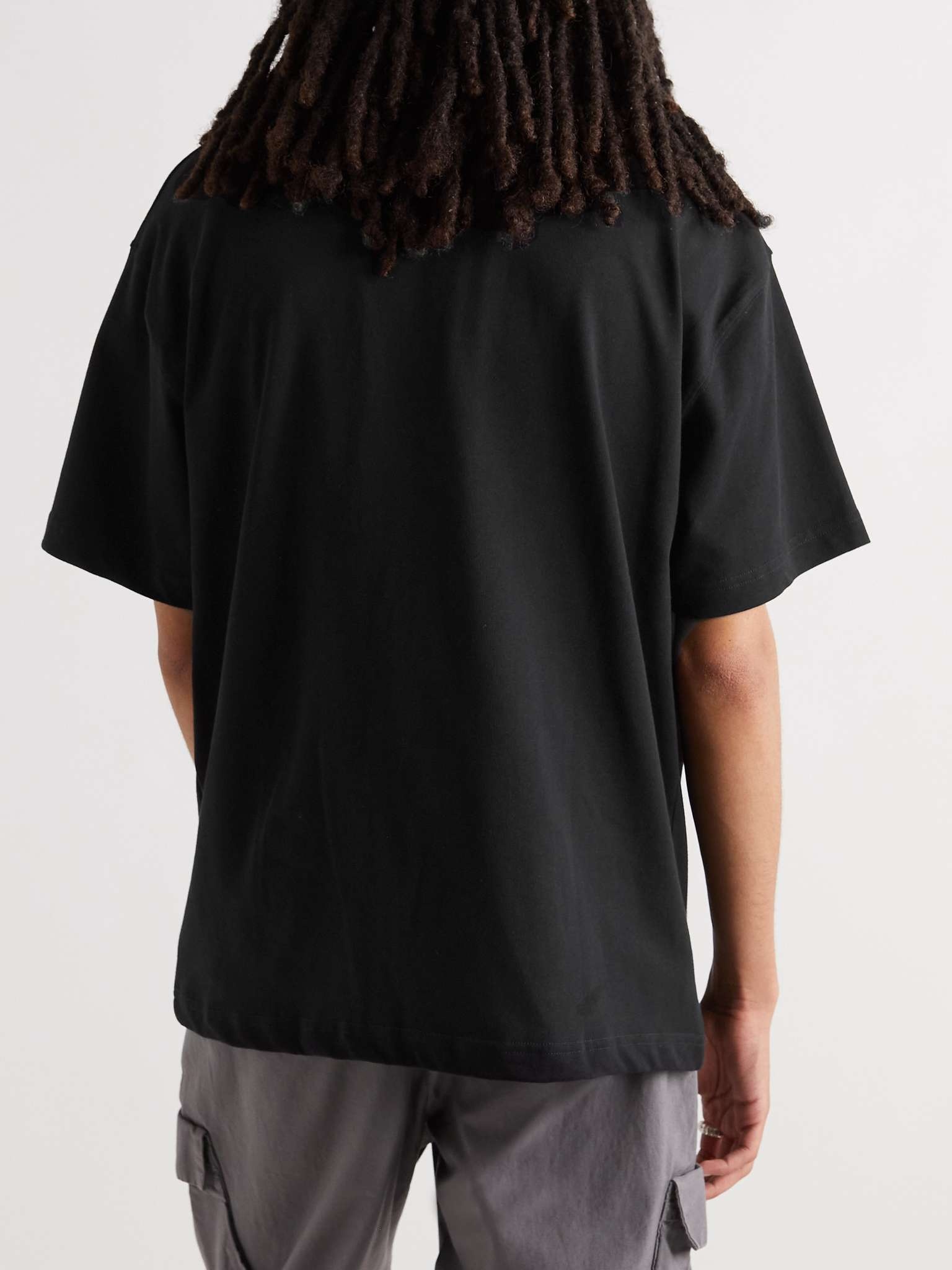 Logo-Print Cotton-Jersey T-Shirt - 4