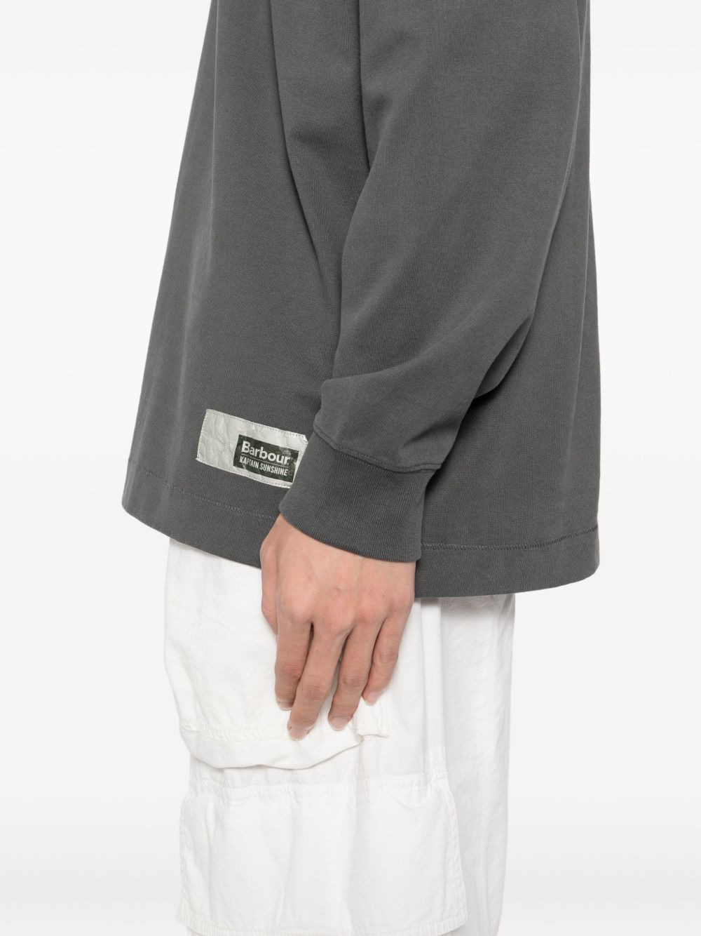 logo-patch T-shirt - 4