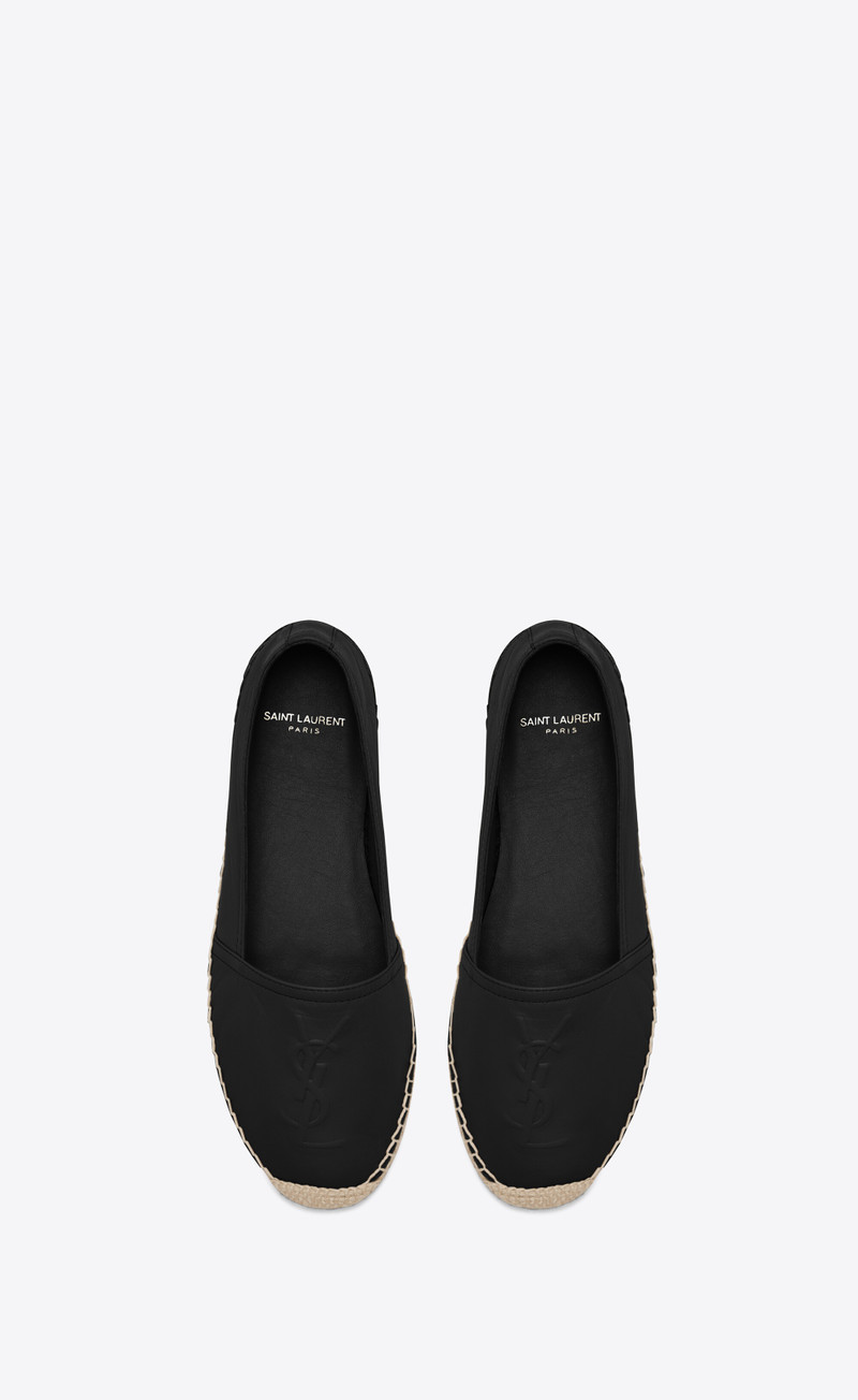 SAINT LAURENT monogram espadrilles in lambskin outlook