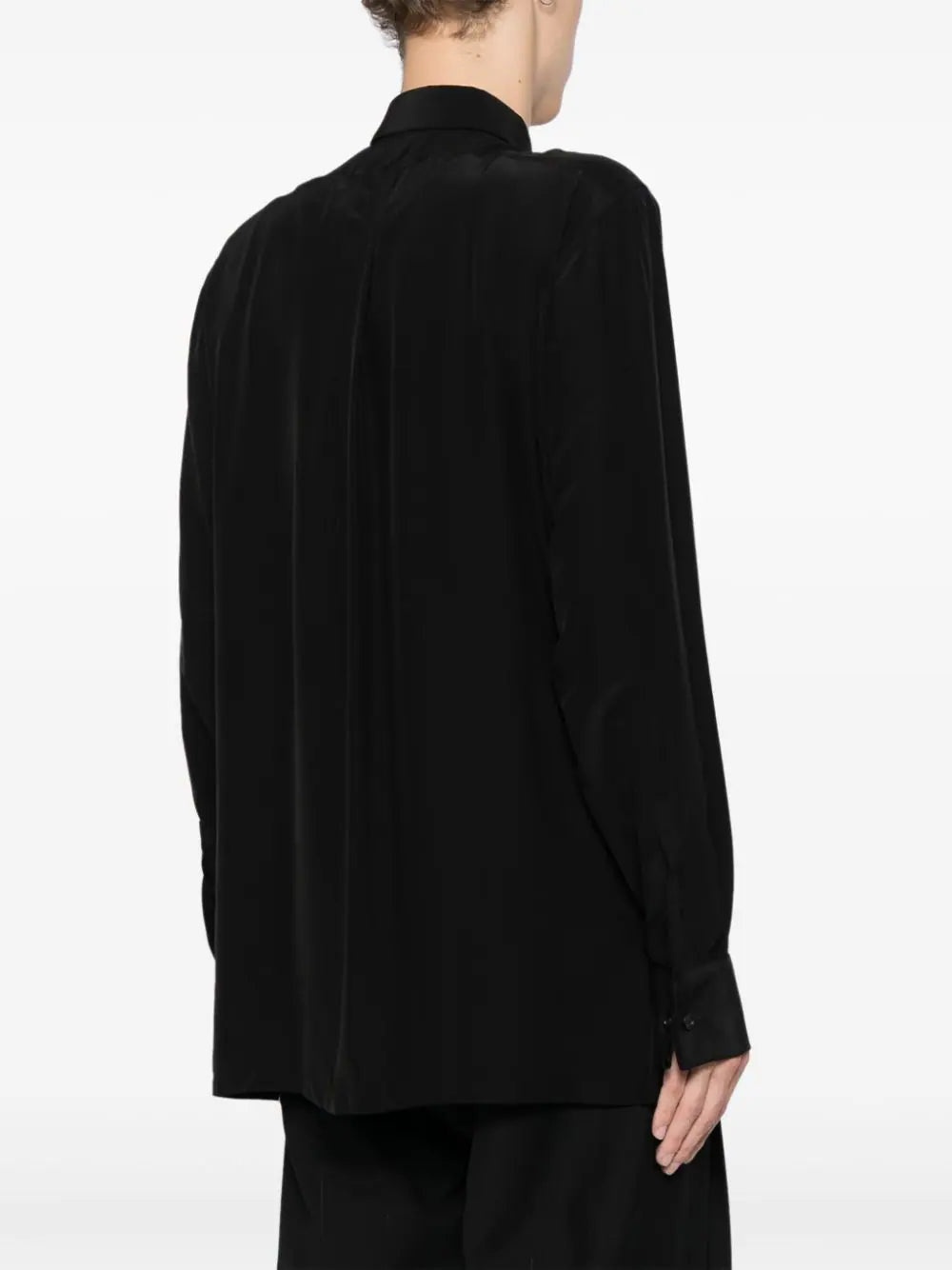 PLASTRON SILK SHIRT - 4