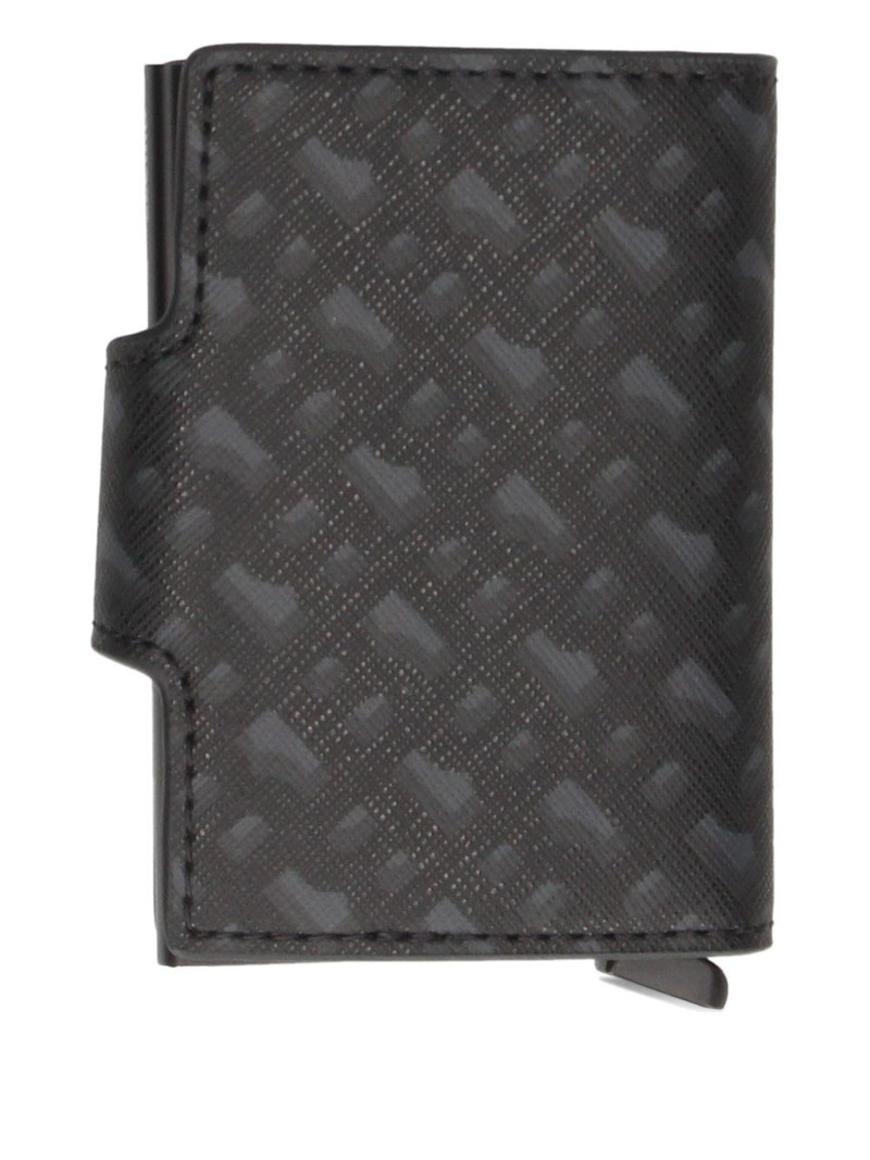 BOSS monogram-patterned cardholder outlook