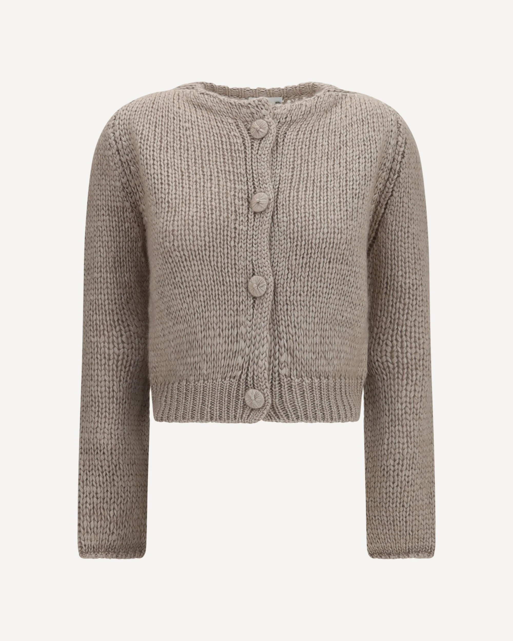 Chunky knit Cardigan with buttons - 1