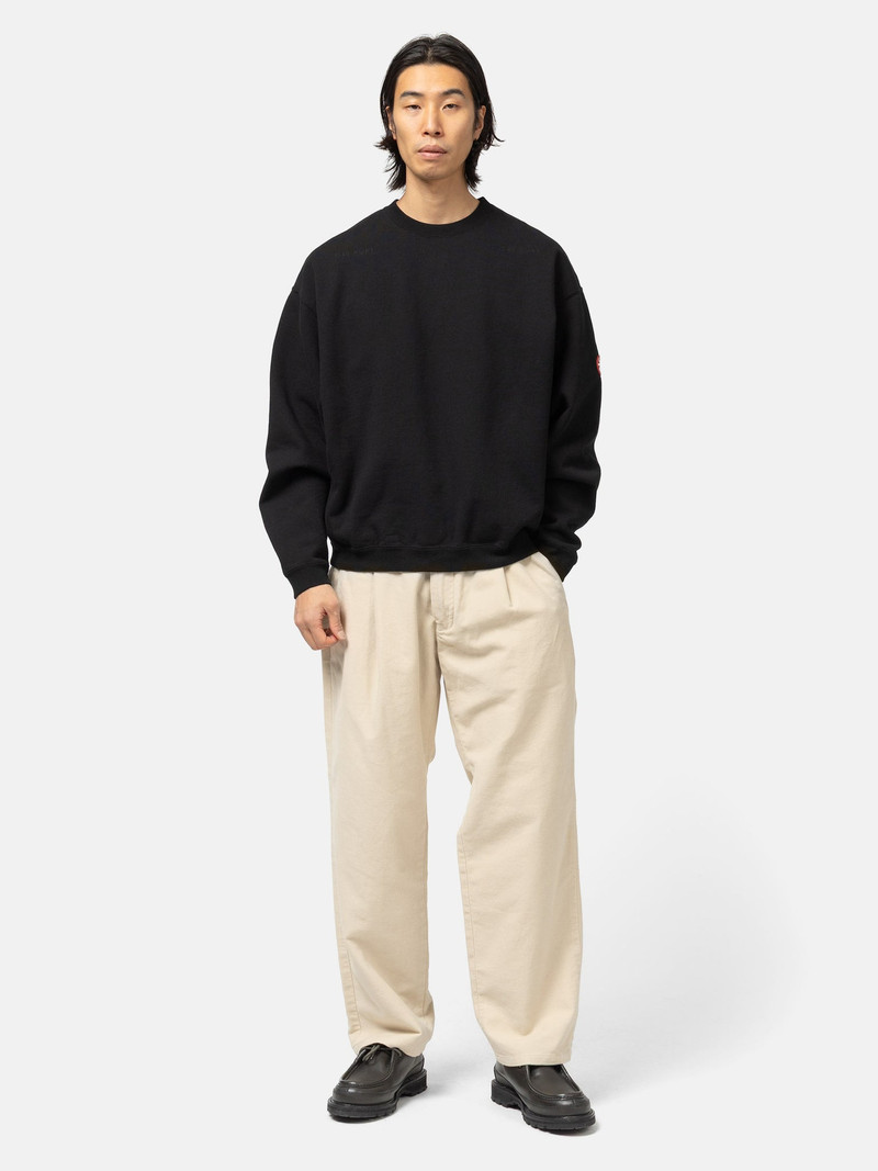 Cav Empt Solid Loose Crew Neck Black outlook