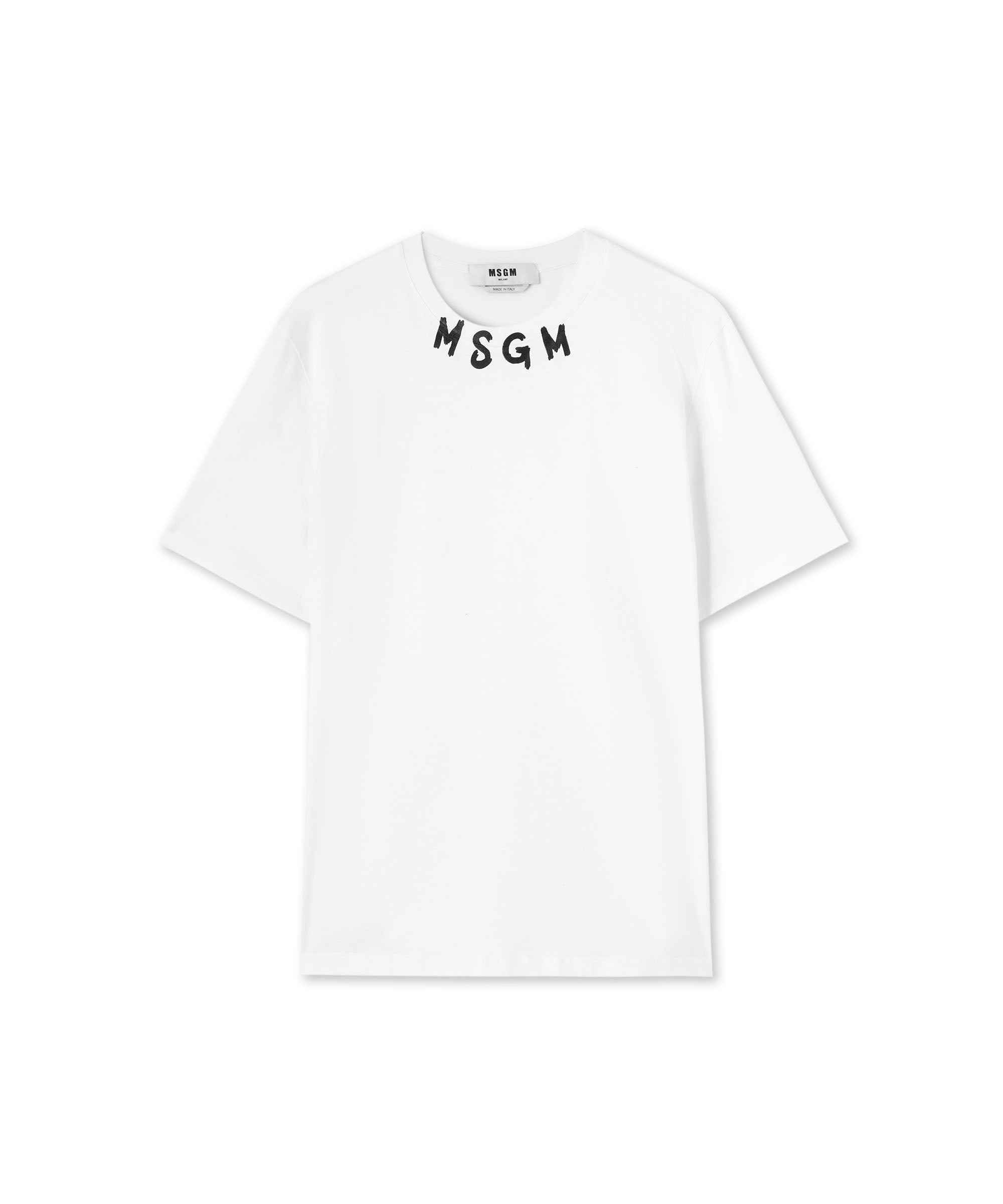 T-Shirt with brushstroke logo - 1