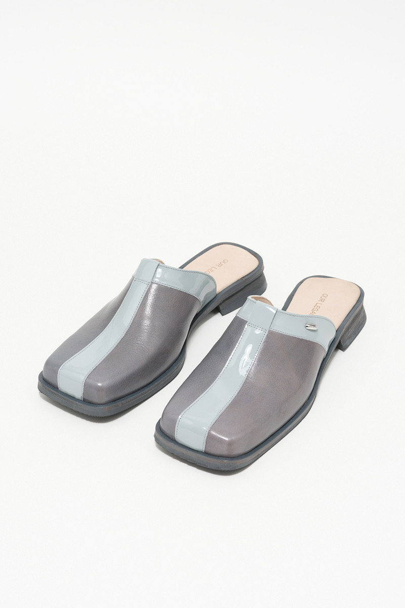 Blunt Mule Deep Sky Blue Leather 6