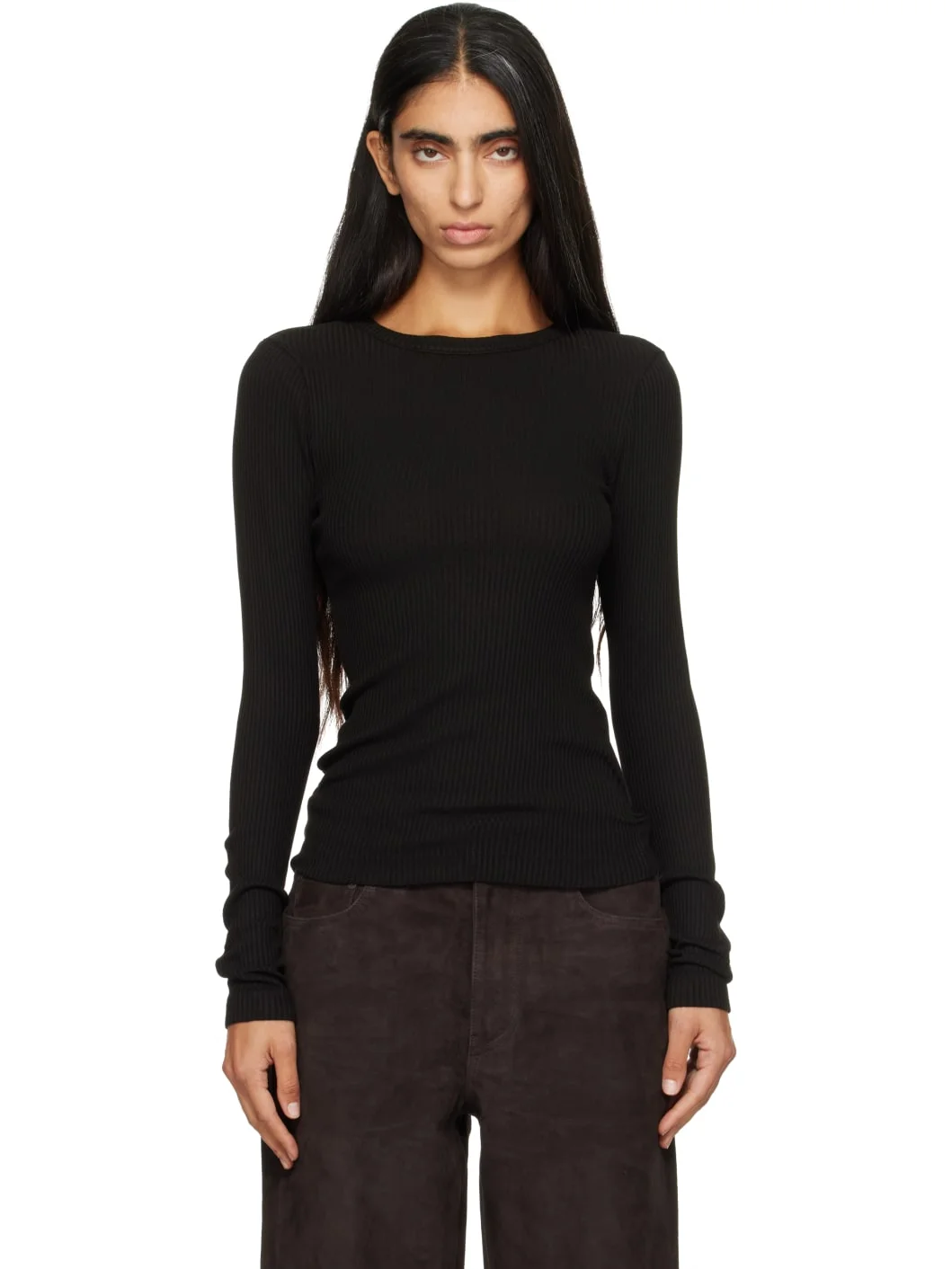 Black Bina Crewneck T-shirt - 1