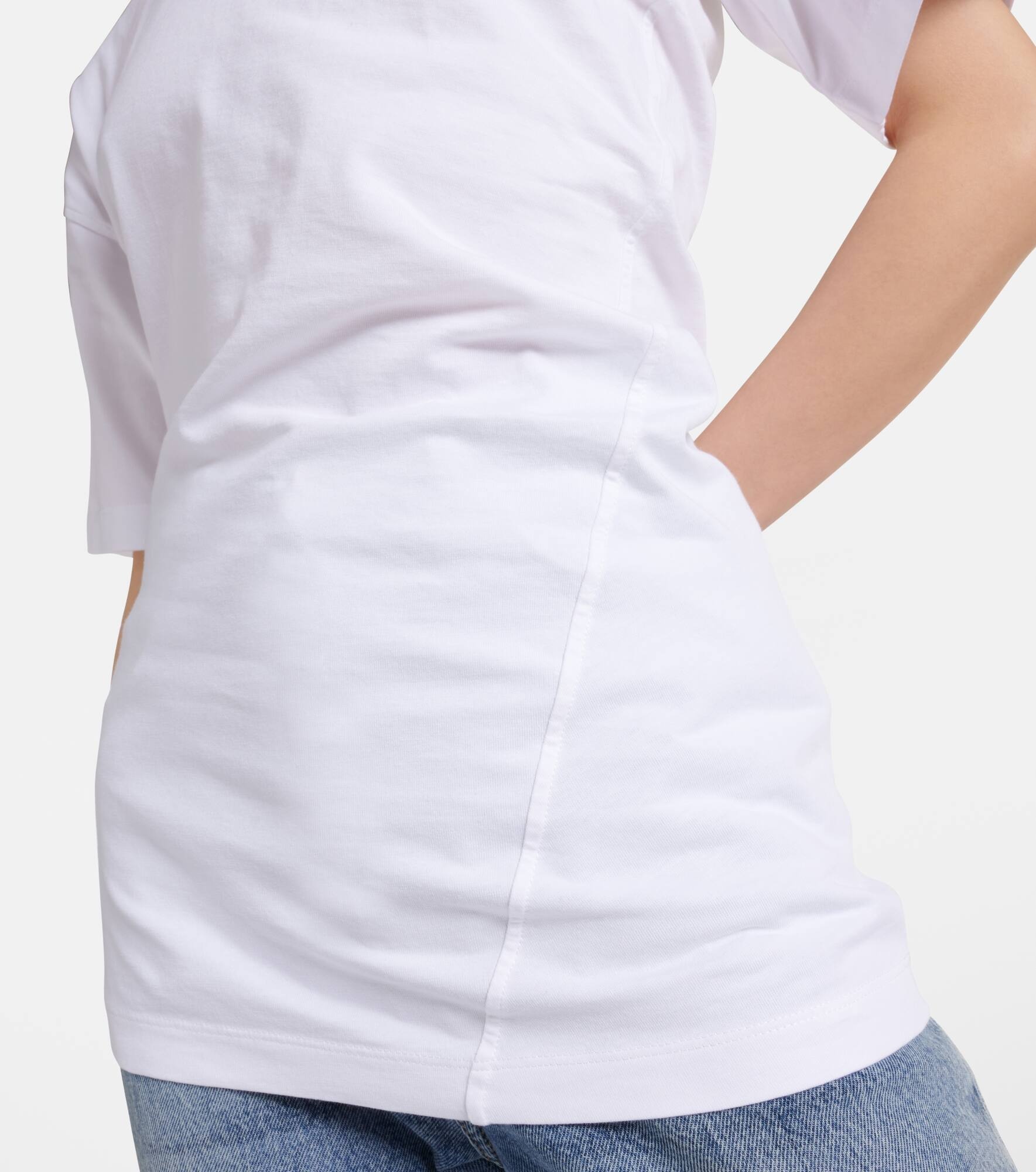 Twisted cotton jersey T-shirt - 5