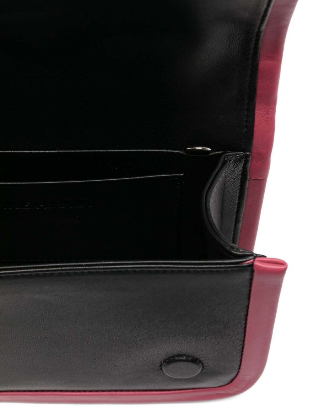panelled leather tote bag - 5