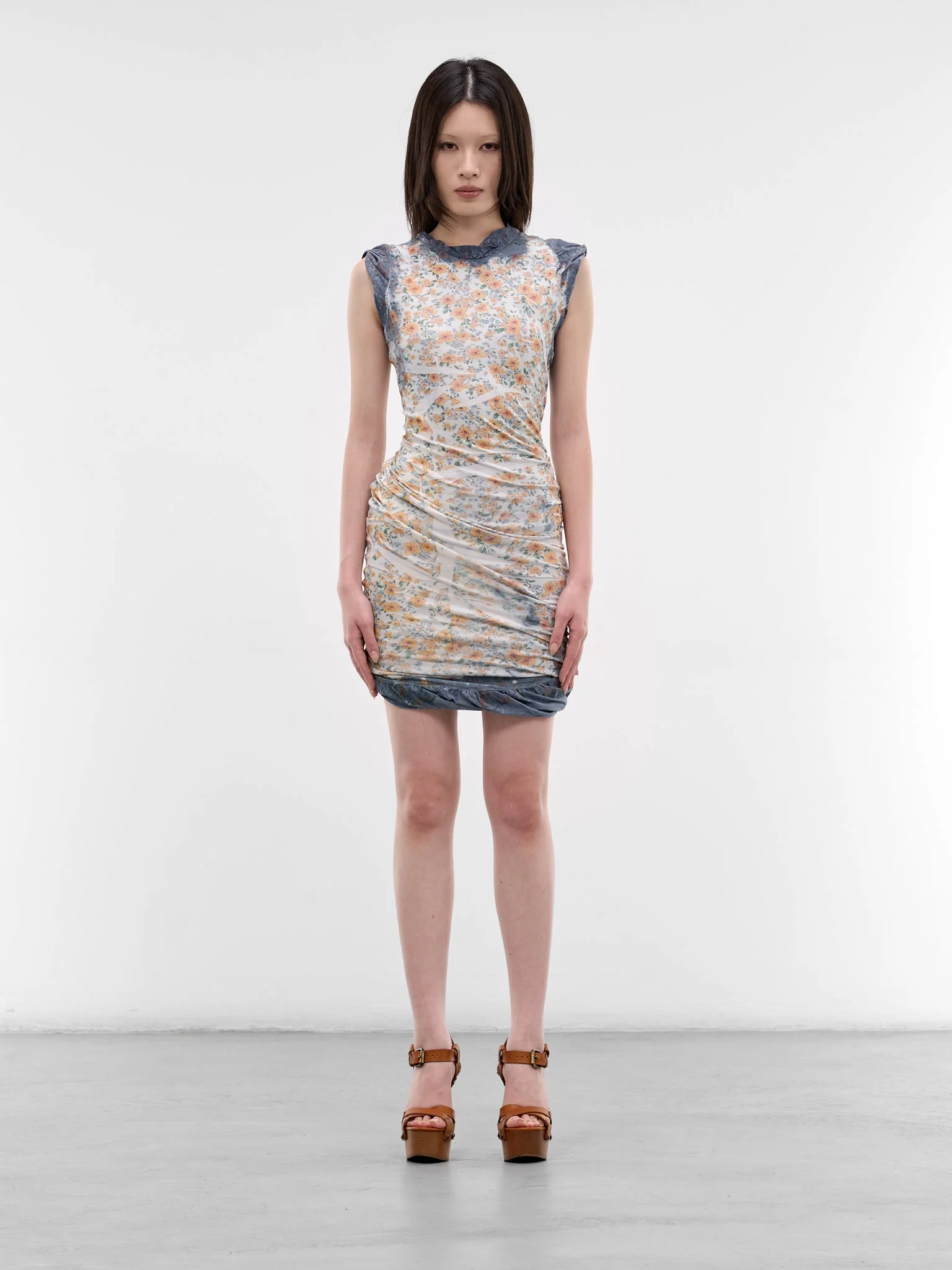 D-Ayana X-Ray Floral Mini Dress - 1