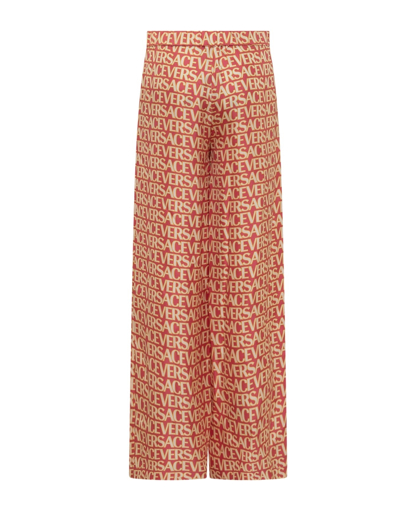 Versace Allover Silk Trousers - 2