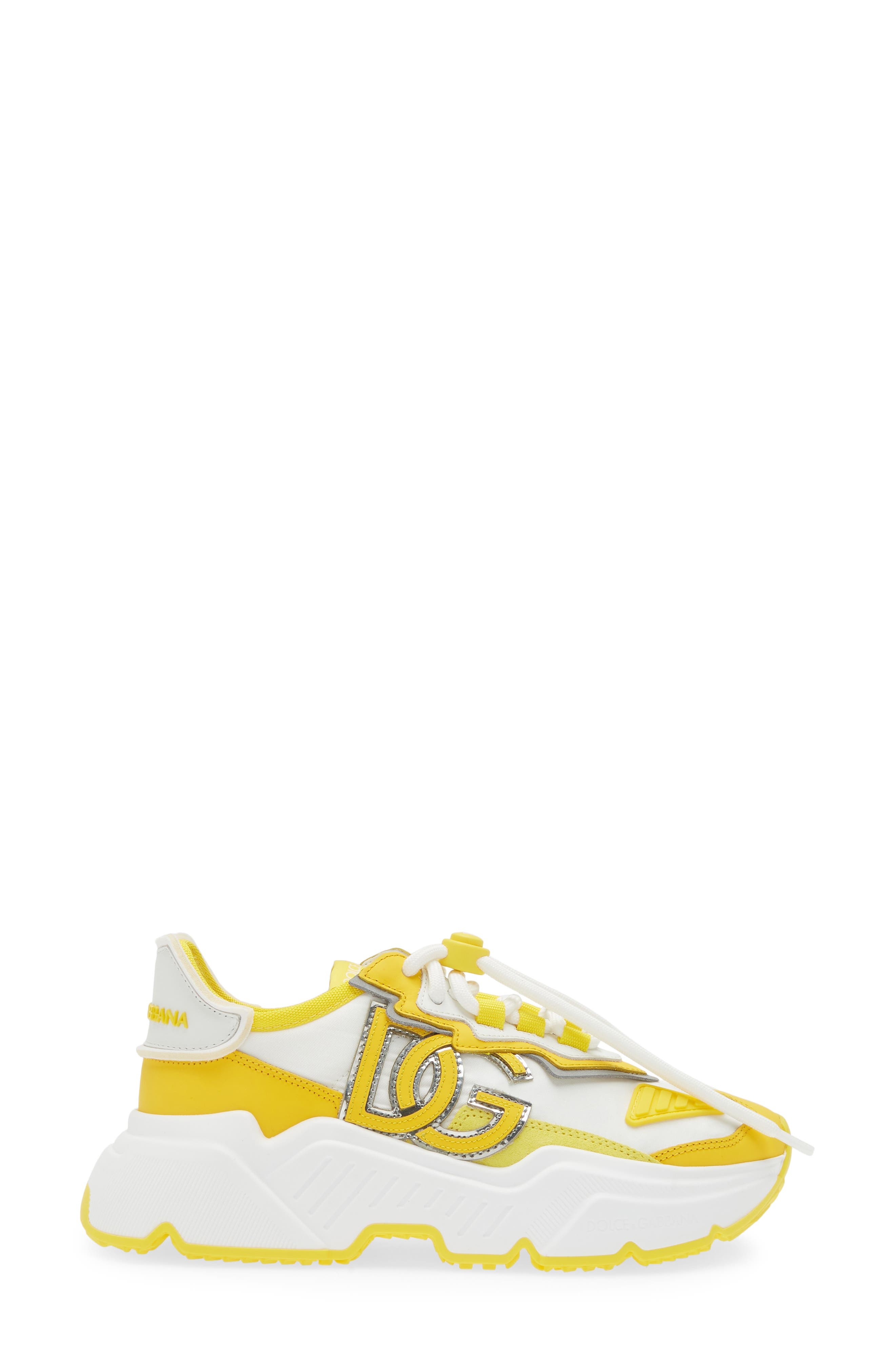 Dolce&Gabbana Daymaster Sneaker in Yellow/White at Nordstrom - 3