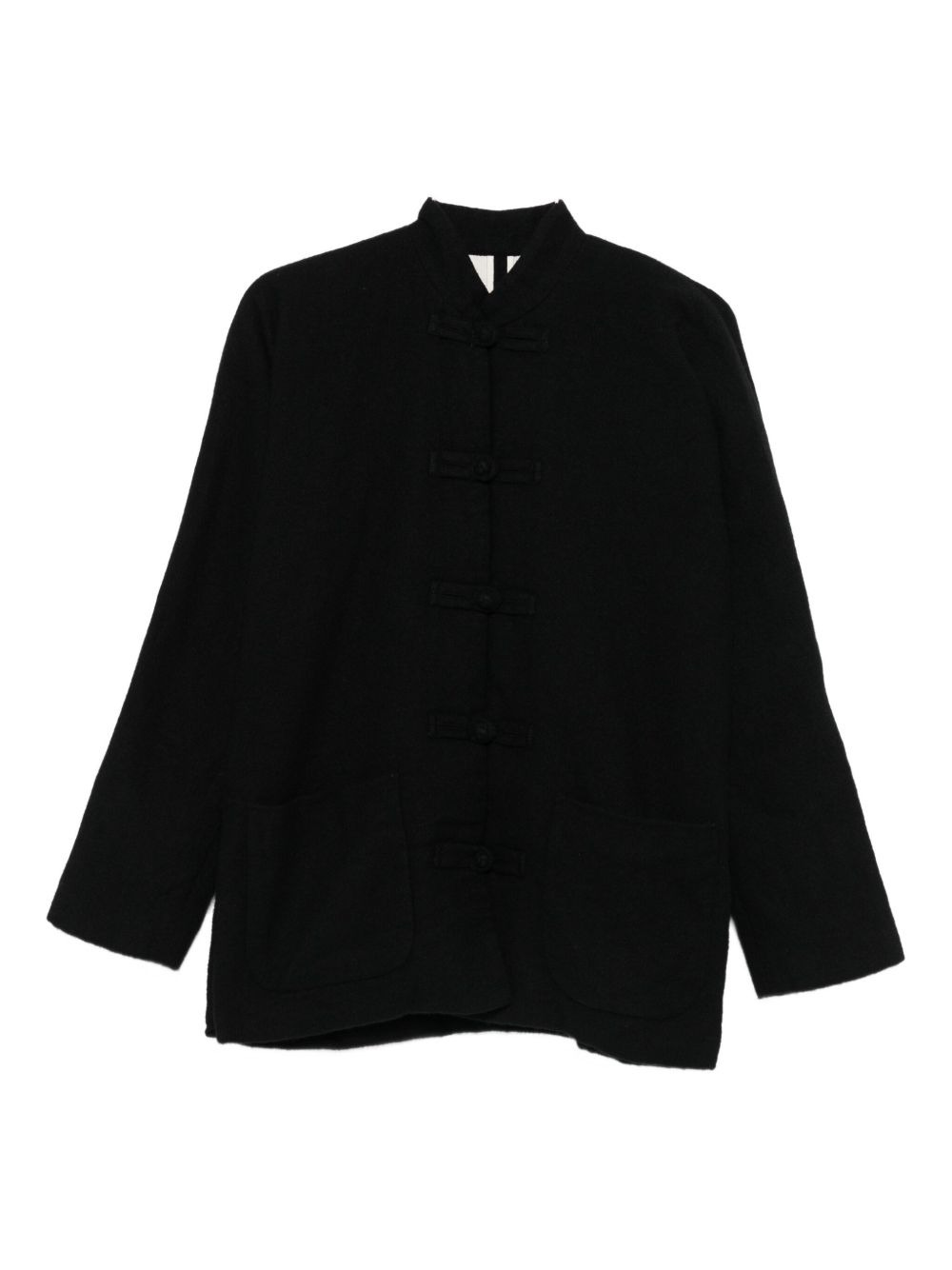 frog-fastening patch-pocket jacket - 1