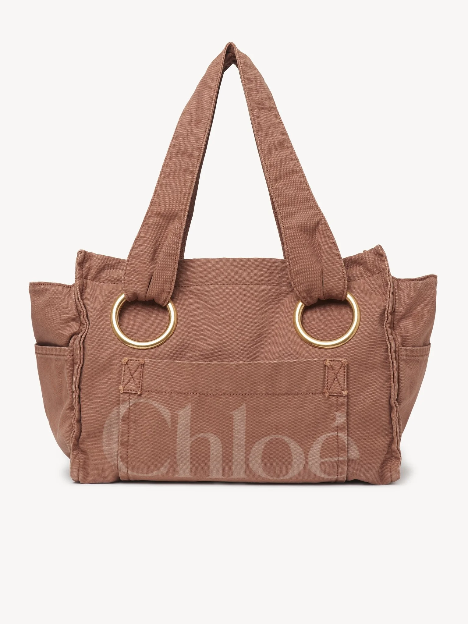 CHLOÉ PLAGE TOTE BAG IN COTTON - 1