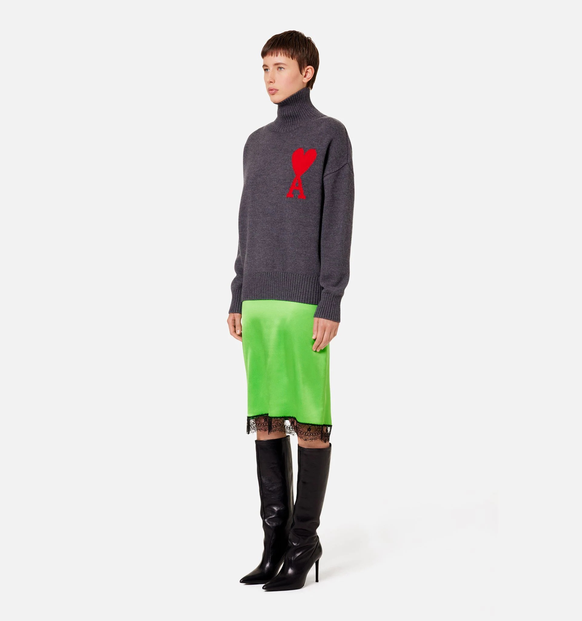 Ami De Coeur Funnel Neck Sweater - 4