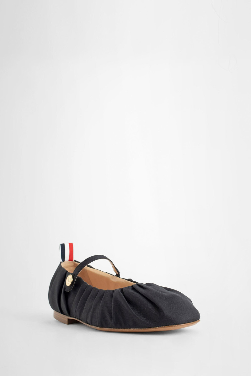 THOM BROWNE WOMAN BLACK FLATS 2